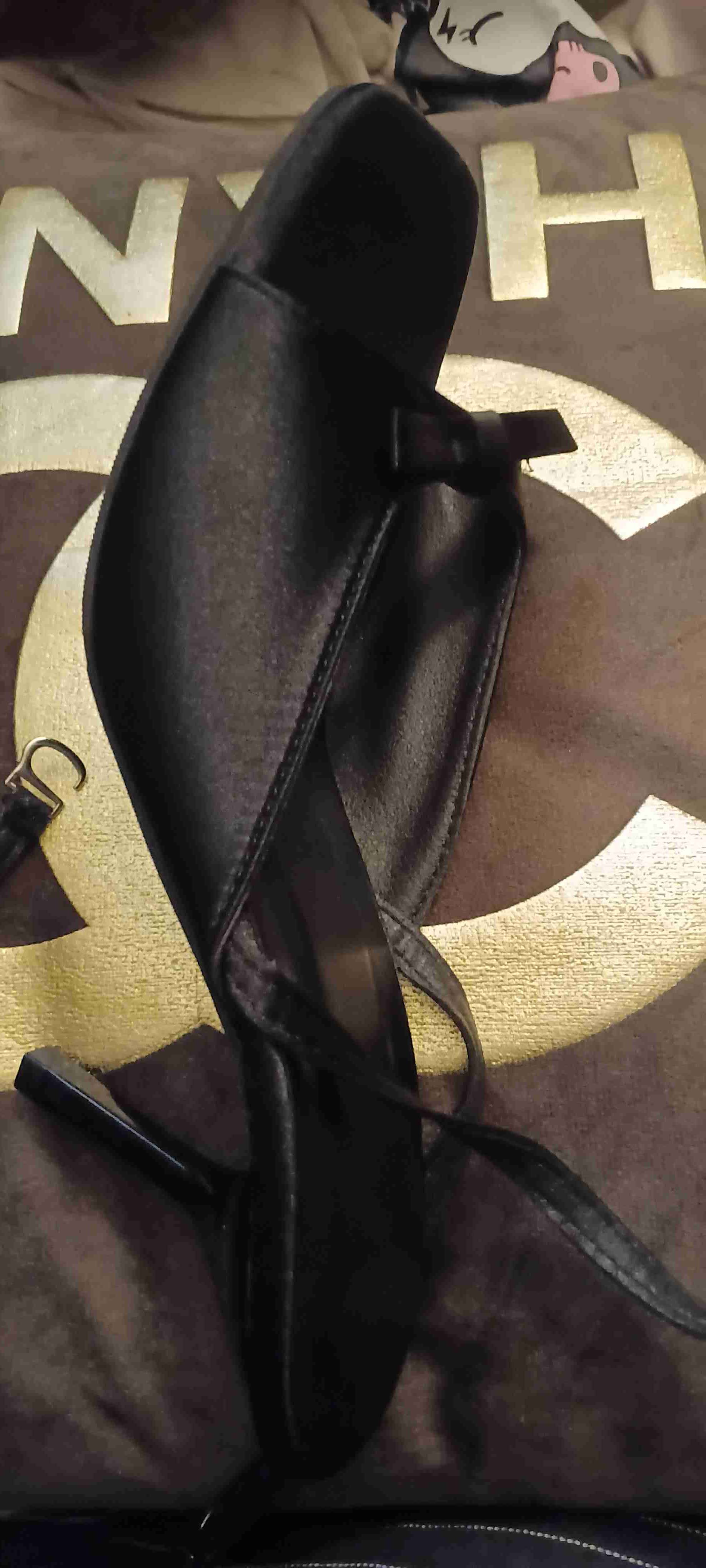 Sandalias negras elegantes nuevas - miniatura 2