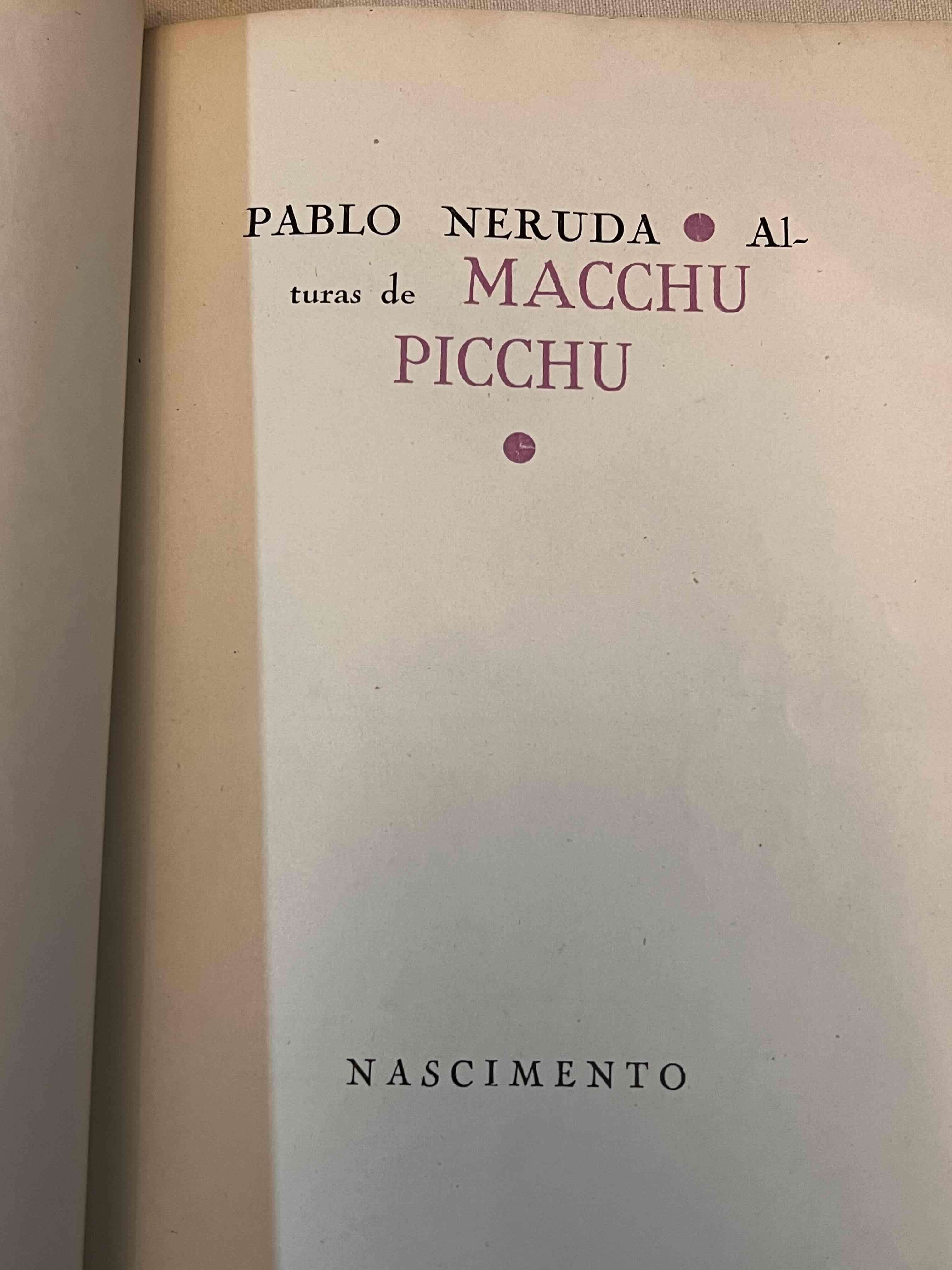 Libro Alturas de Macchu Picchu - miniatura 3