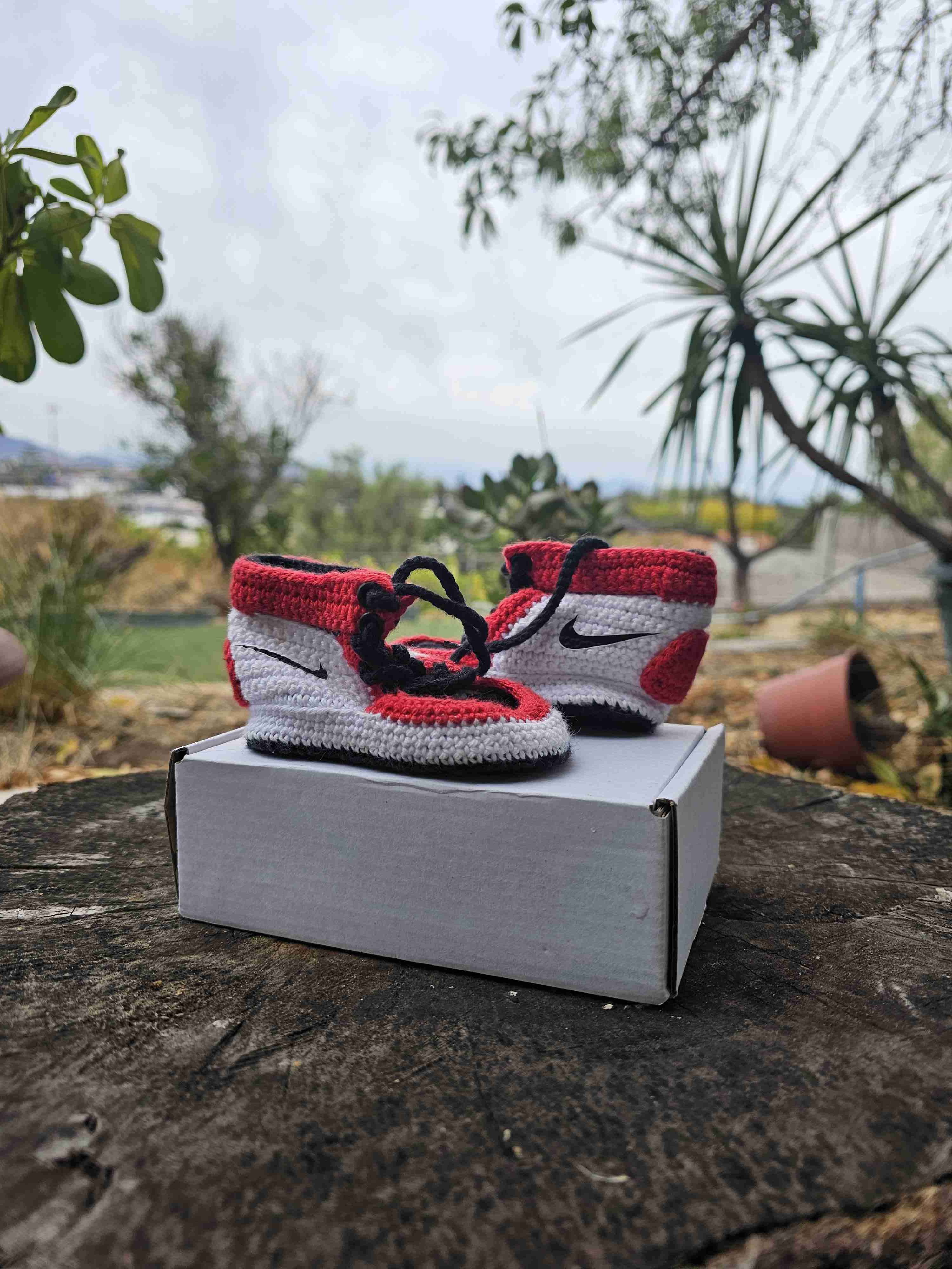 Zapatitos tejidos para bebé