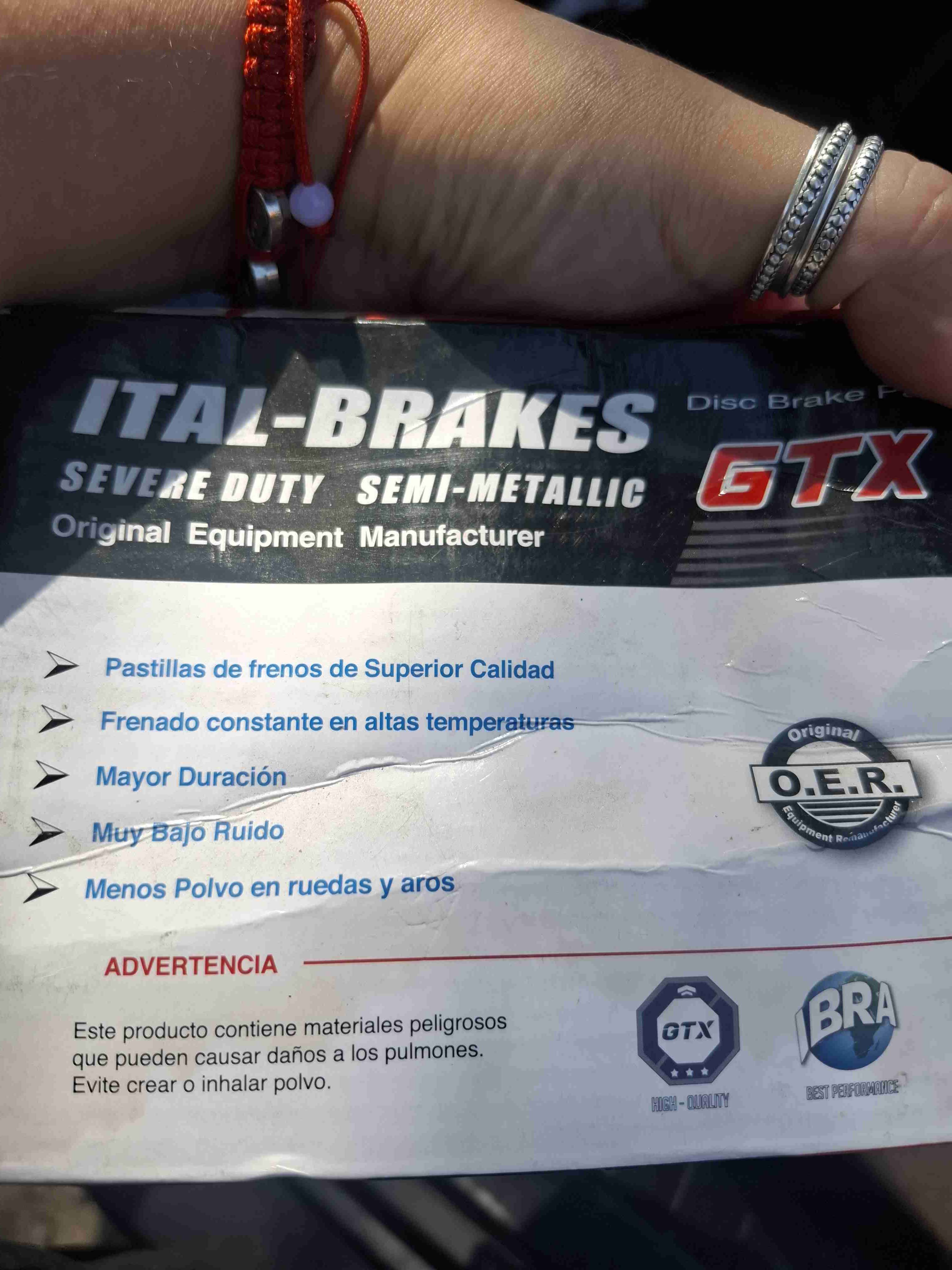 Pastillas de freno Ital-Brakes nuevas - miniatura 2