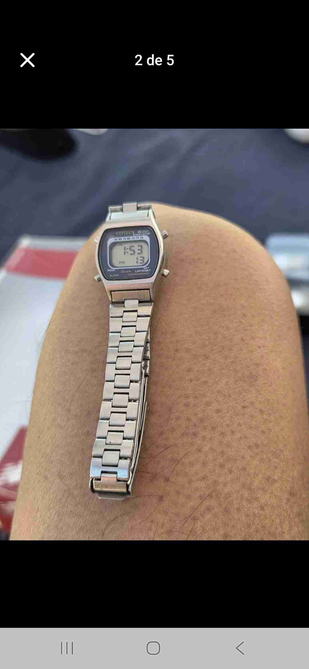 Reloj digital Citizen vintage - miniatura 2