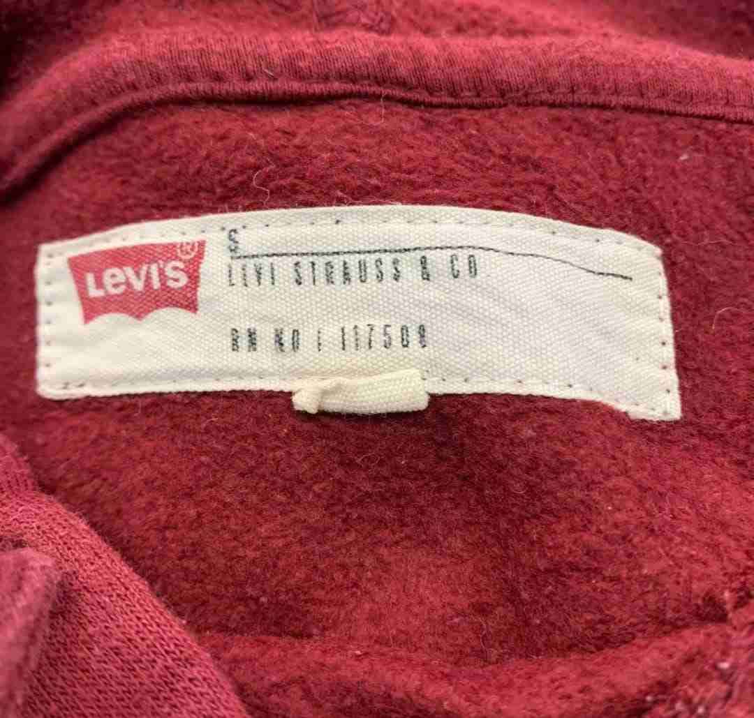 Polerón Levi's rojo con capucha - miniatura 3