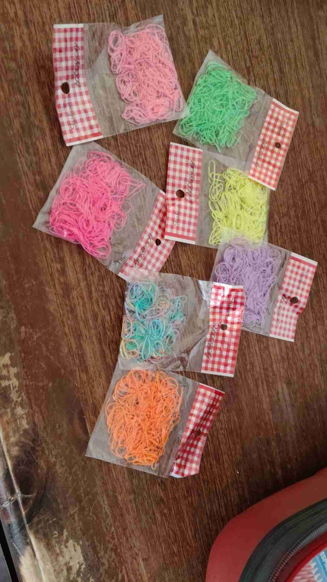 Set de elásticos de colores