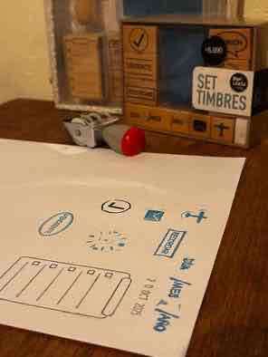 Set de timbres y tinta - miniatura 5
