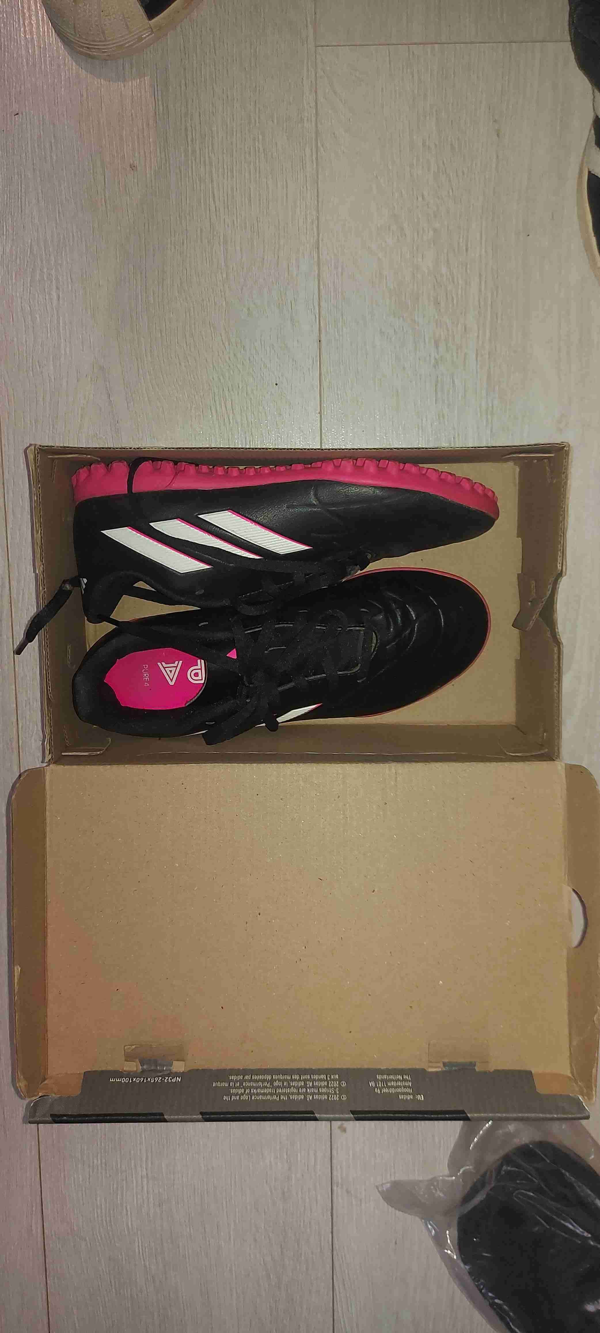 Zapatilla Fútbol Niño Negra - miniatura 2