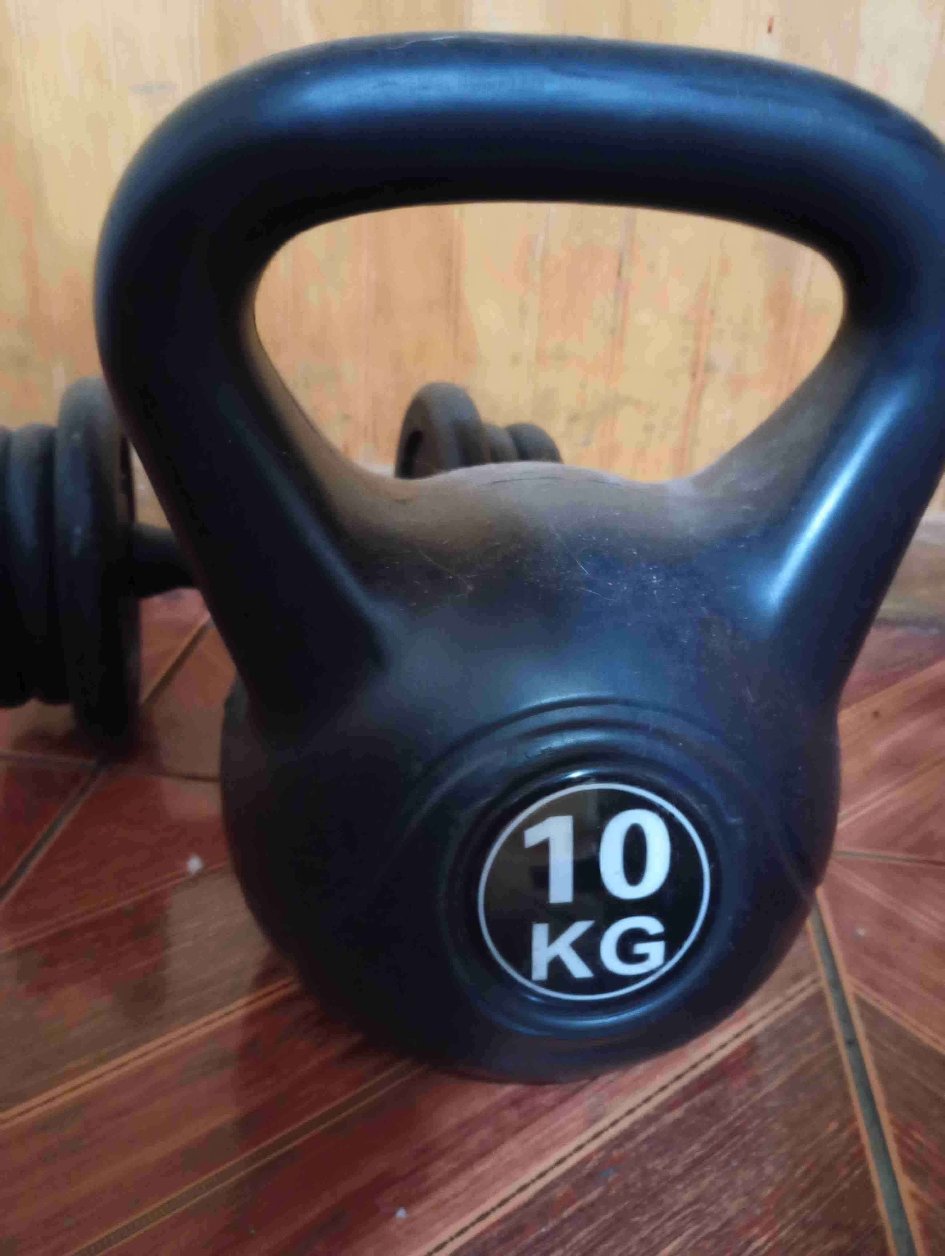 Kettlebell 10 kg negro - miniatura 2
