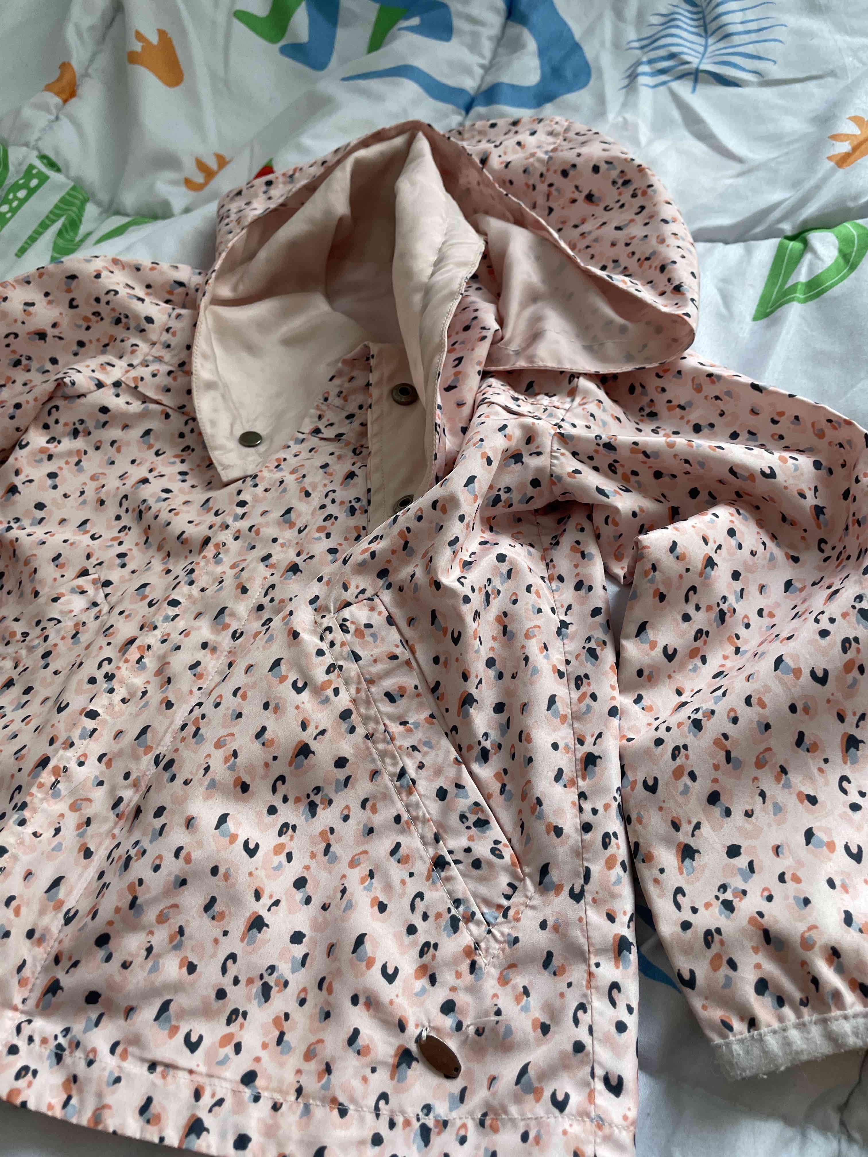 Corta Viento infantil rosa estampada - miniatura 2