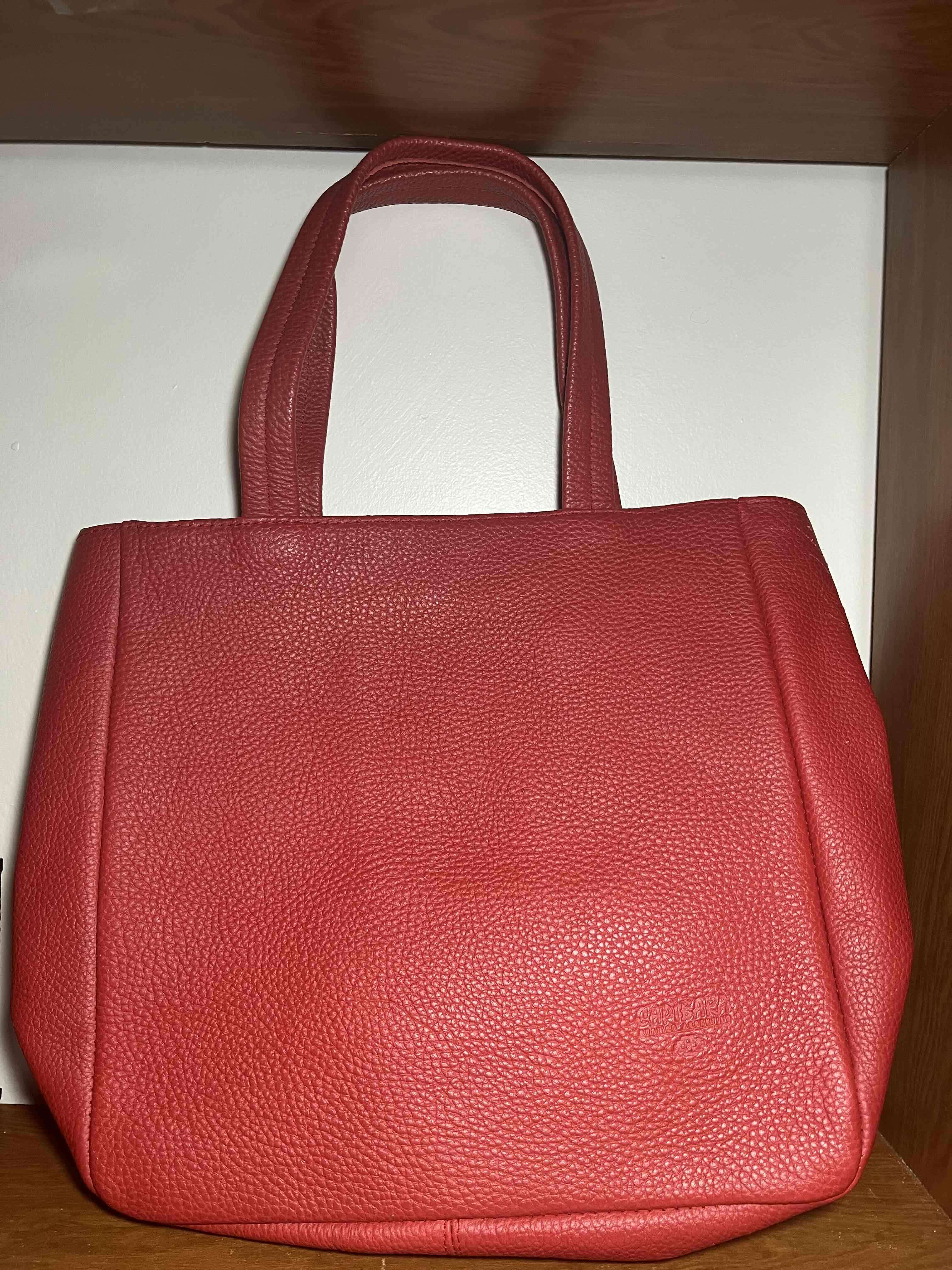 Bolso de cuero rojo - miniatura 3