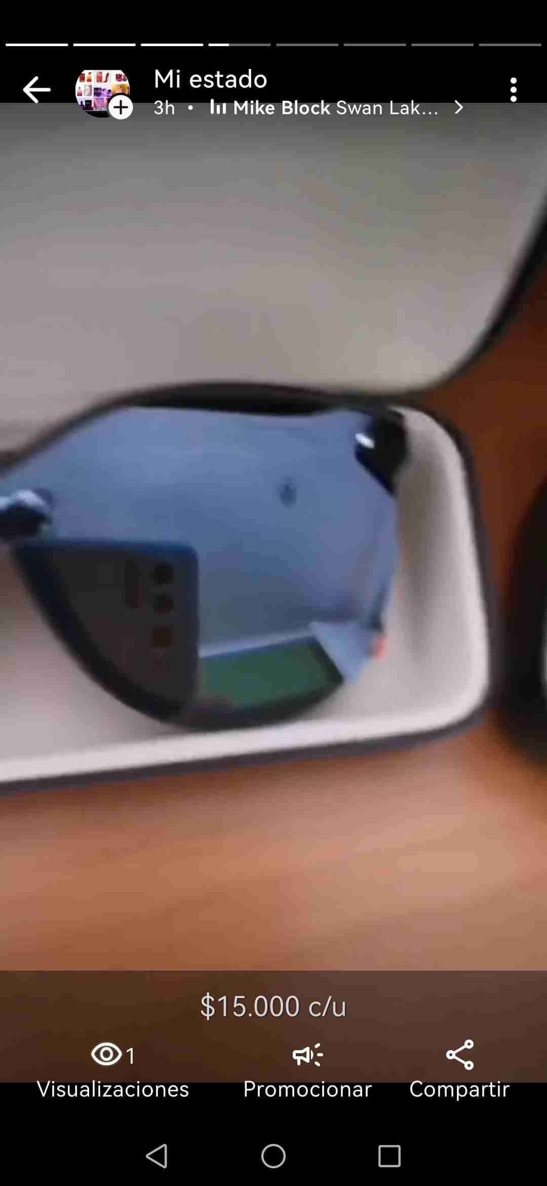 Estuche Carolina Herrera negro - miniatura 6