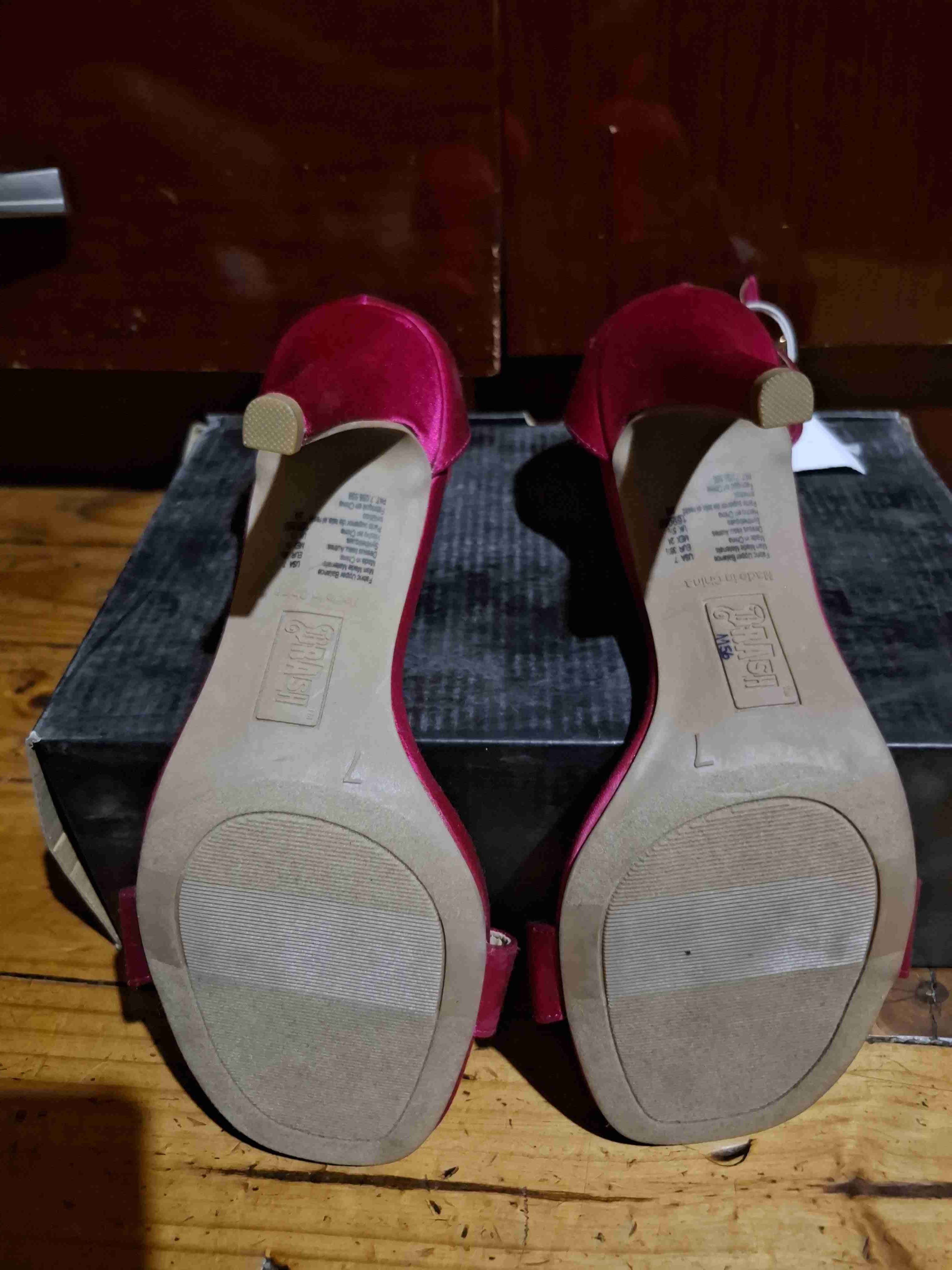 Sandalias fucsia de tacón alto - miniatura 3