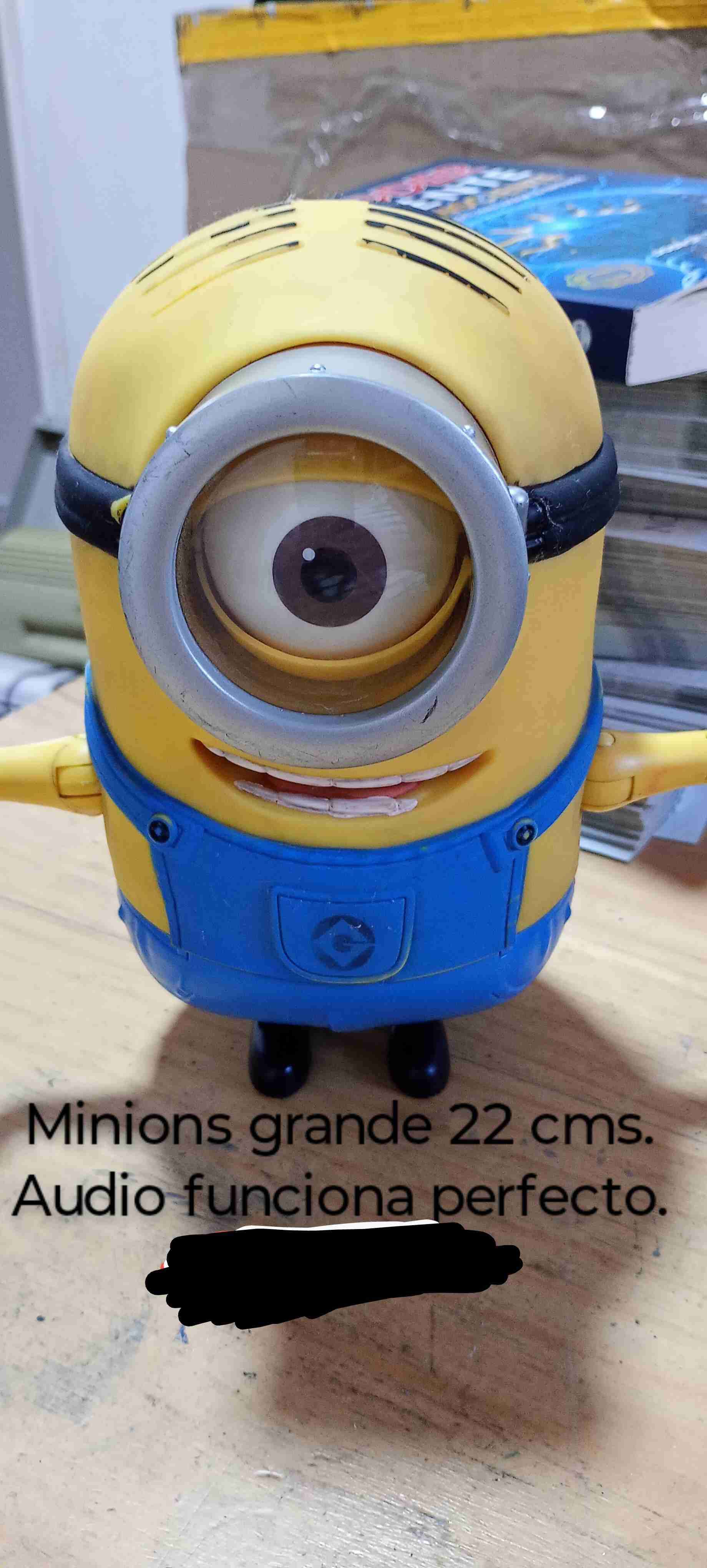 Figura Minion con audio 22 cms.
