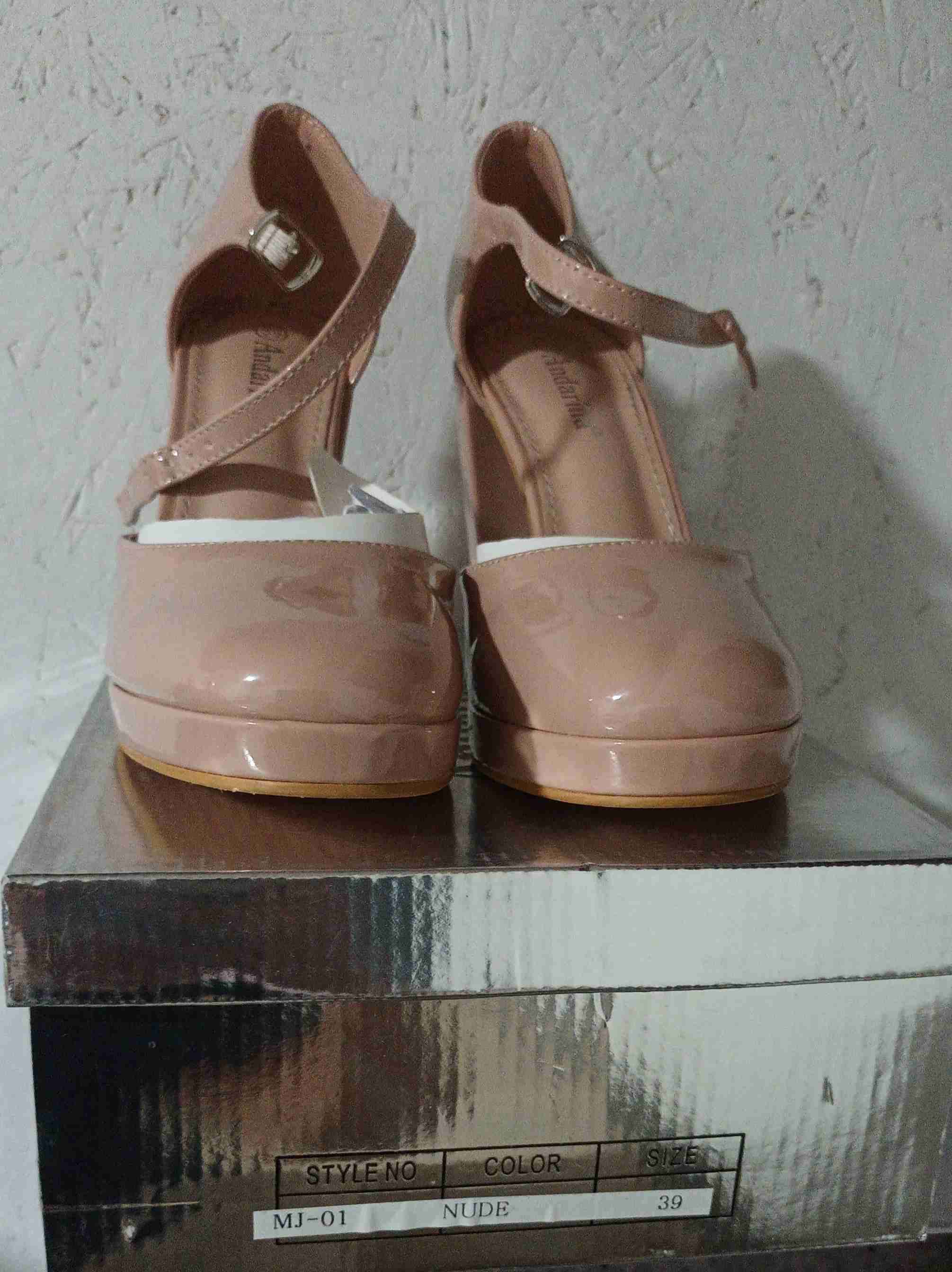 Zapatos de taco alto nude - miniatura 3
