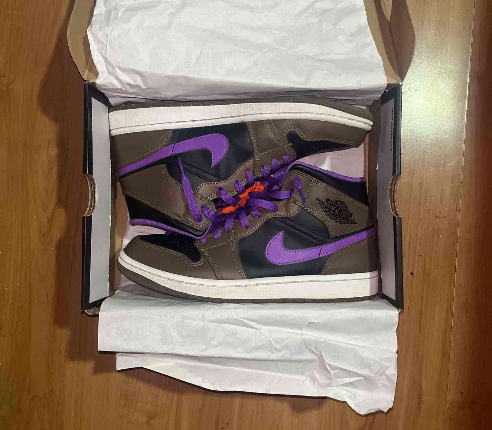 Zapatillas deportivas negras y moradas - miniatura 5