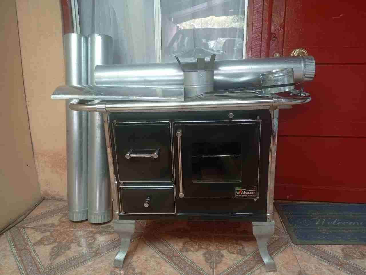 Cocina a leña Alcazar Negra - miniatura 2
