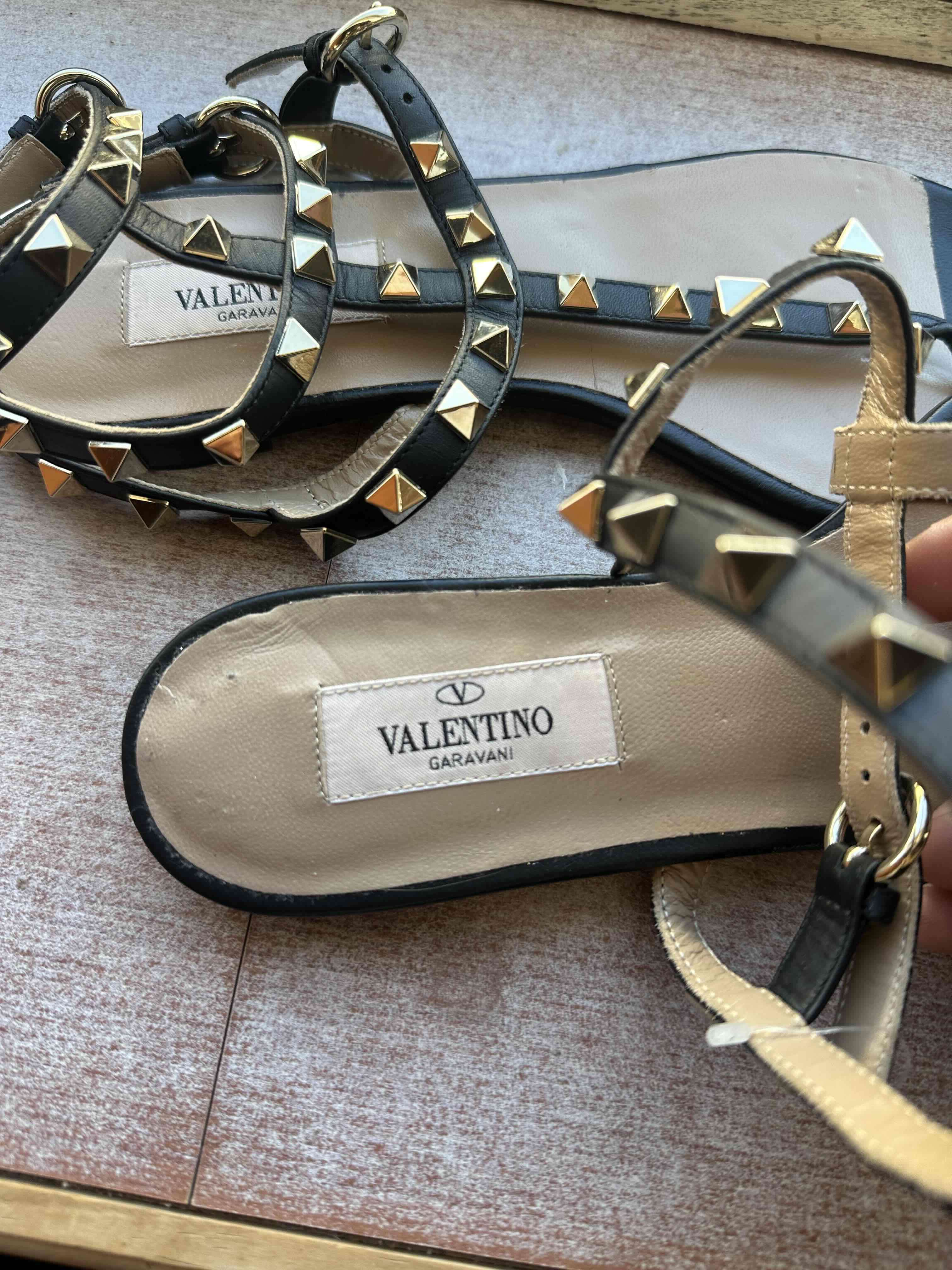 Sandalias negras Valentino - miniatura 2