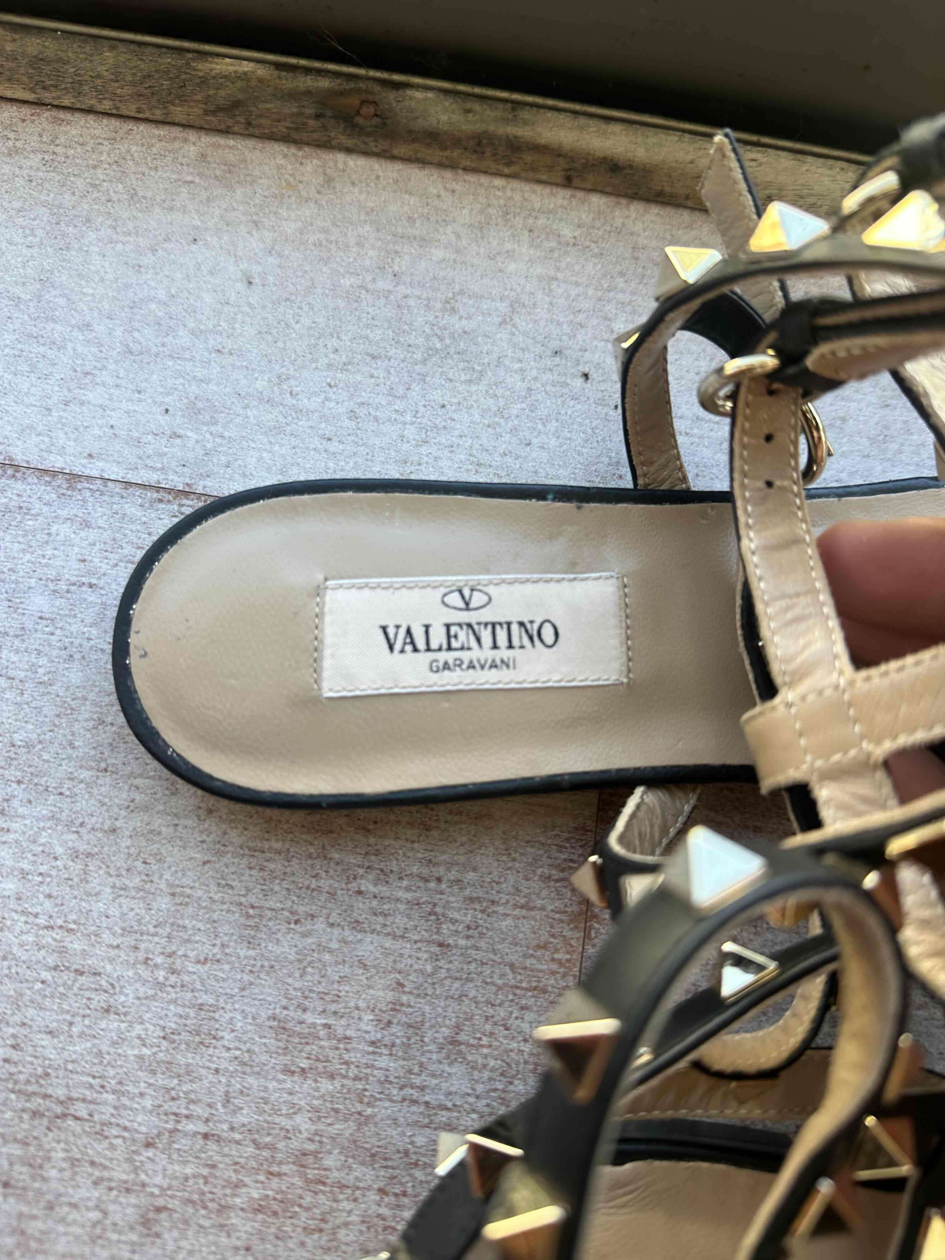 Sandalias negras Valentino - miniatura 3