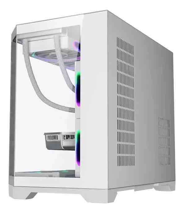 Gabinete M-ATX tipo pecera vidrio templado - miniatura 2