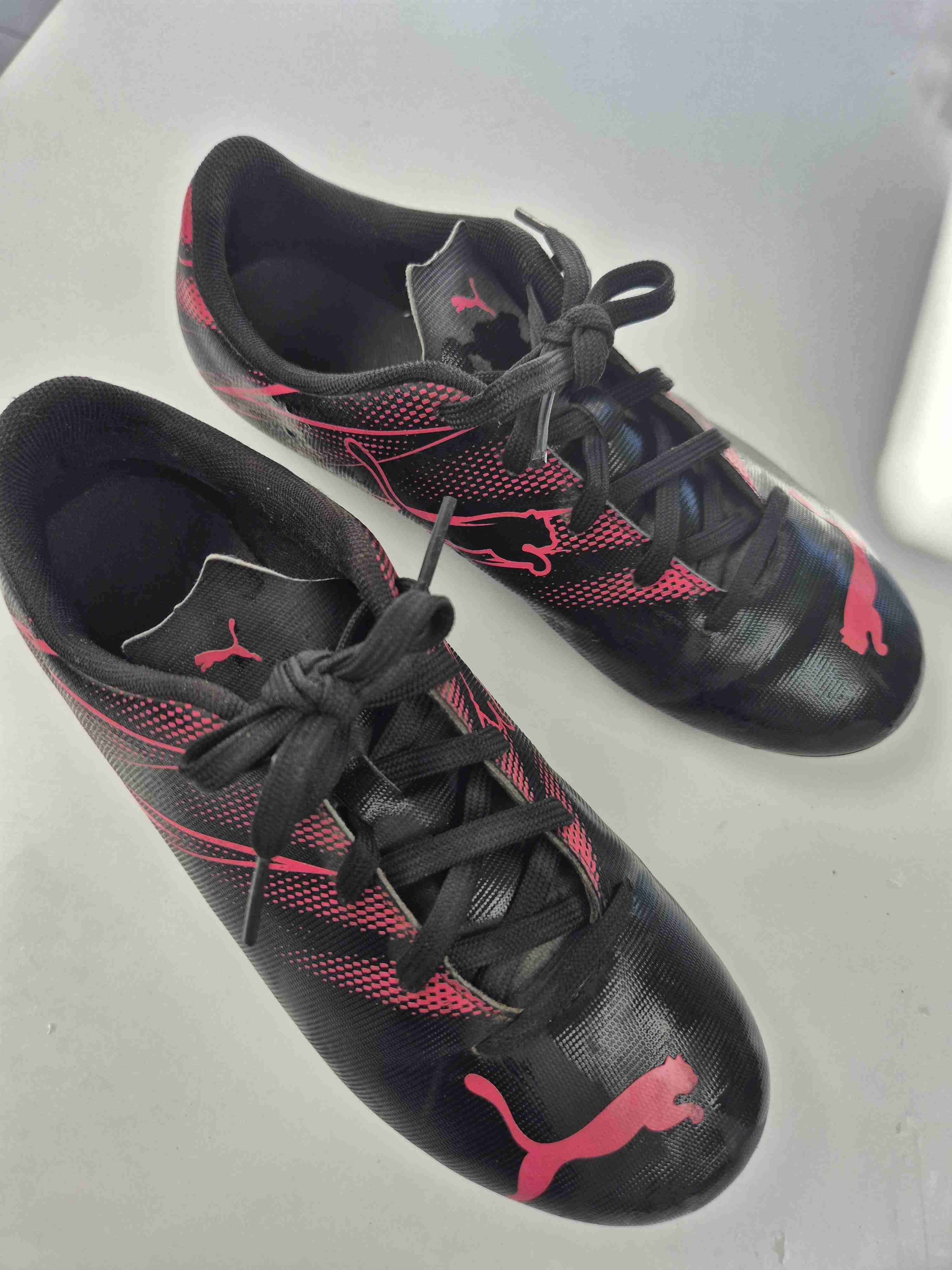Zapatillas de fútbol Puma negras niño - miniatura 4