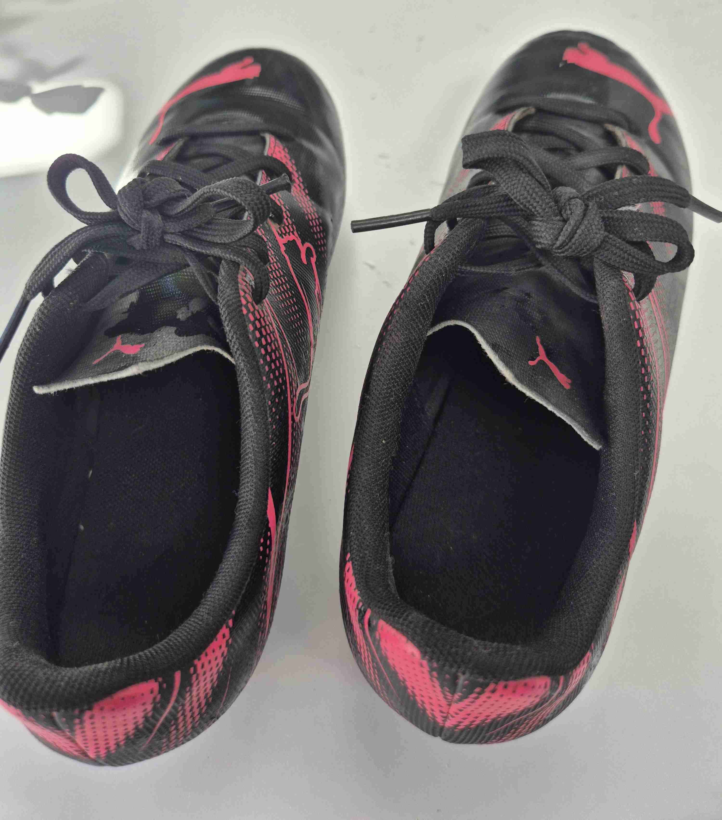 Zapatillas de fútbol Puma negras niño - miniatura 5