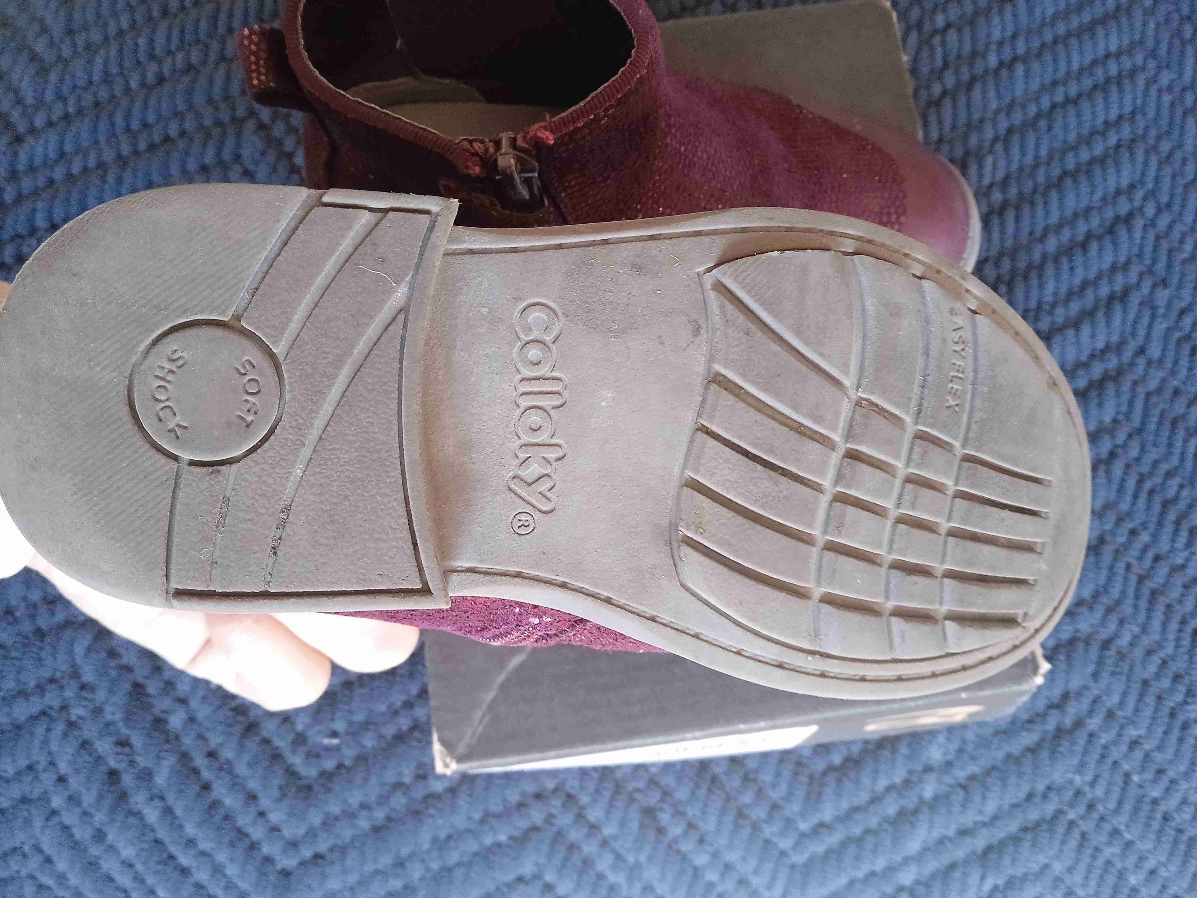 Botines niña morado brillantes - miniatura 4