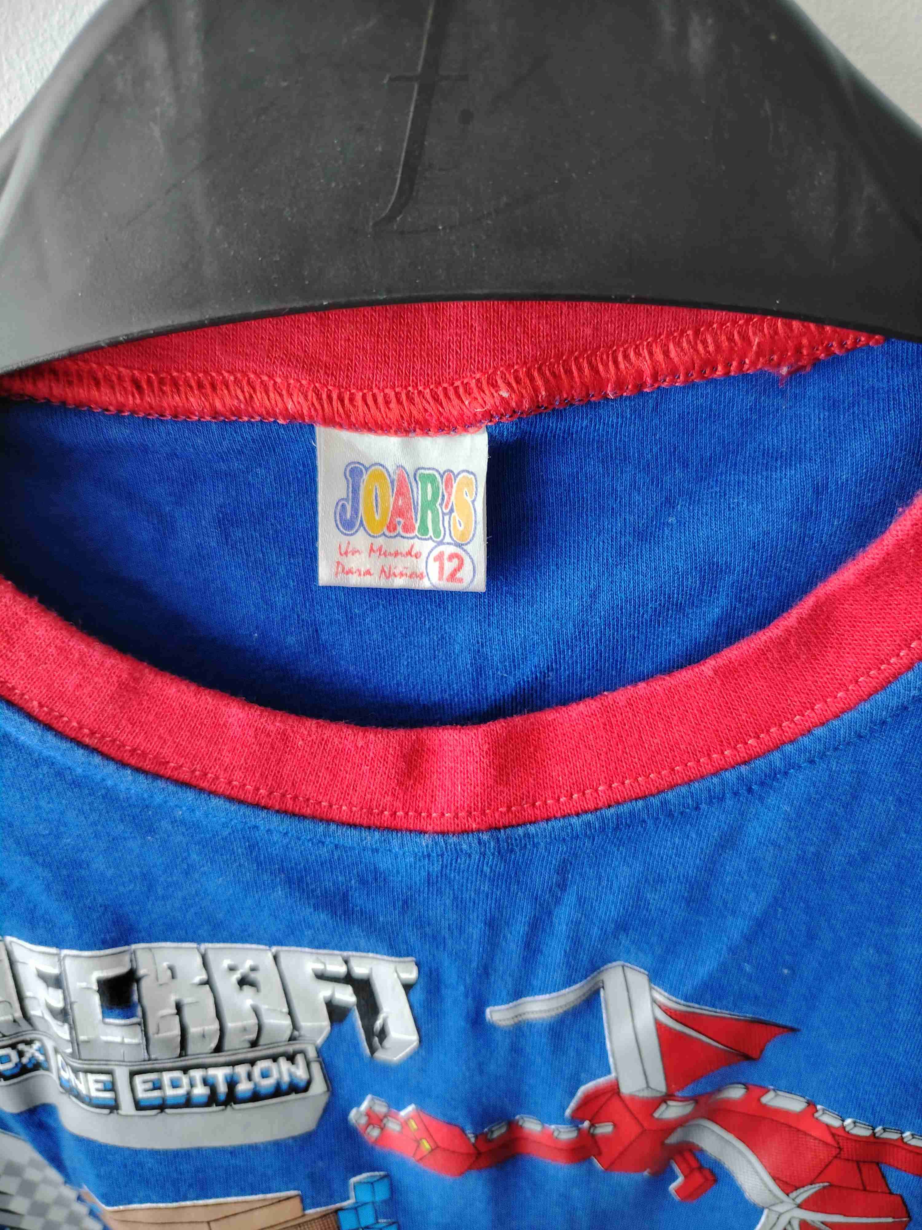 Polera azul Minecraft niño - miniatura 4