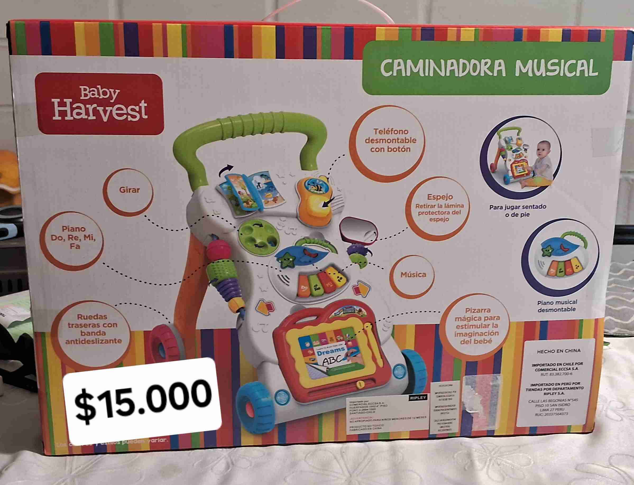 Caminadora musical Baby Harvest