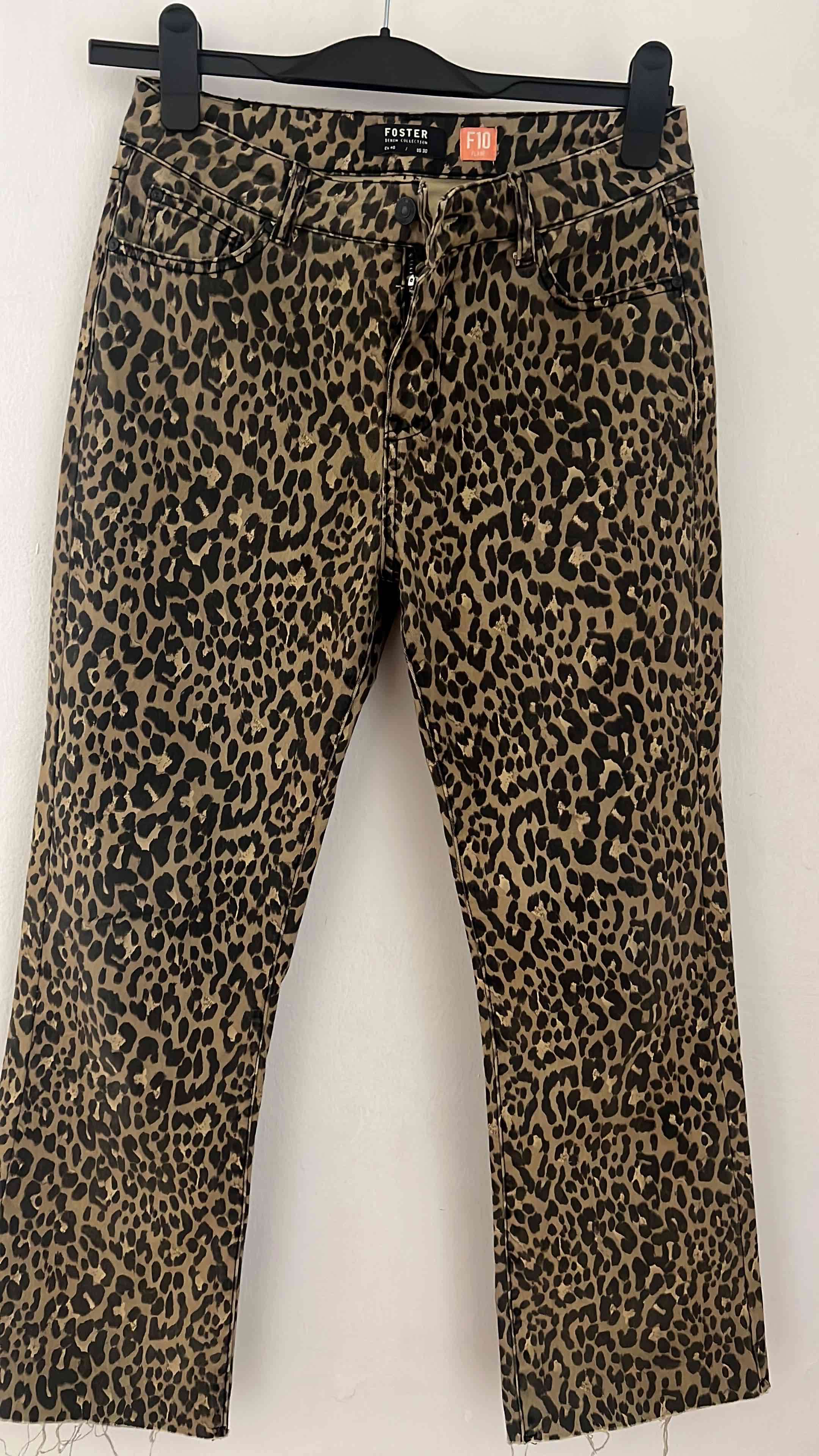 Pantalón flare leopardo Foster - miniatura 2