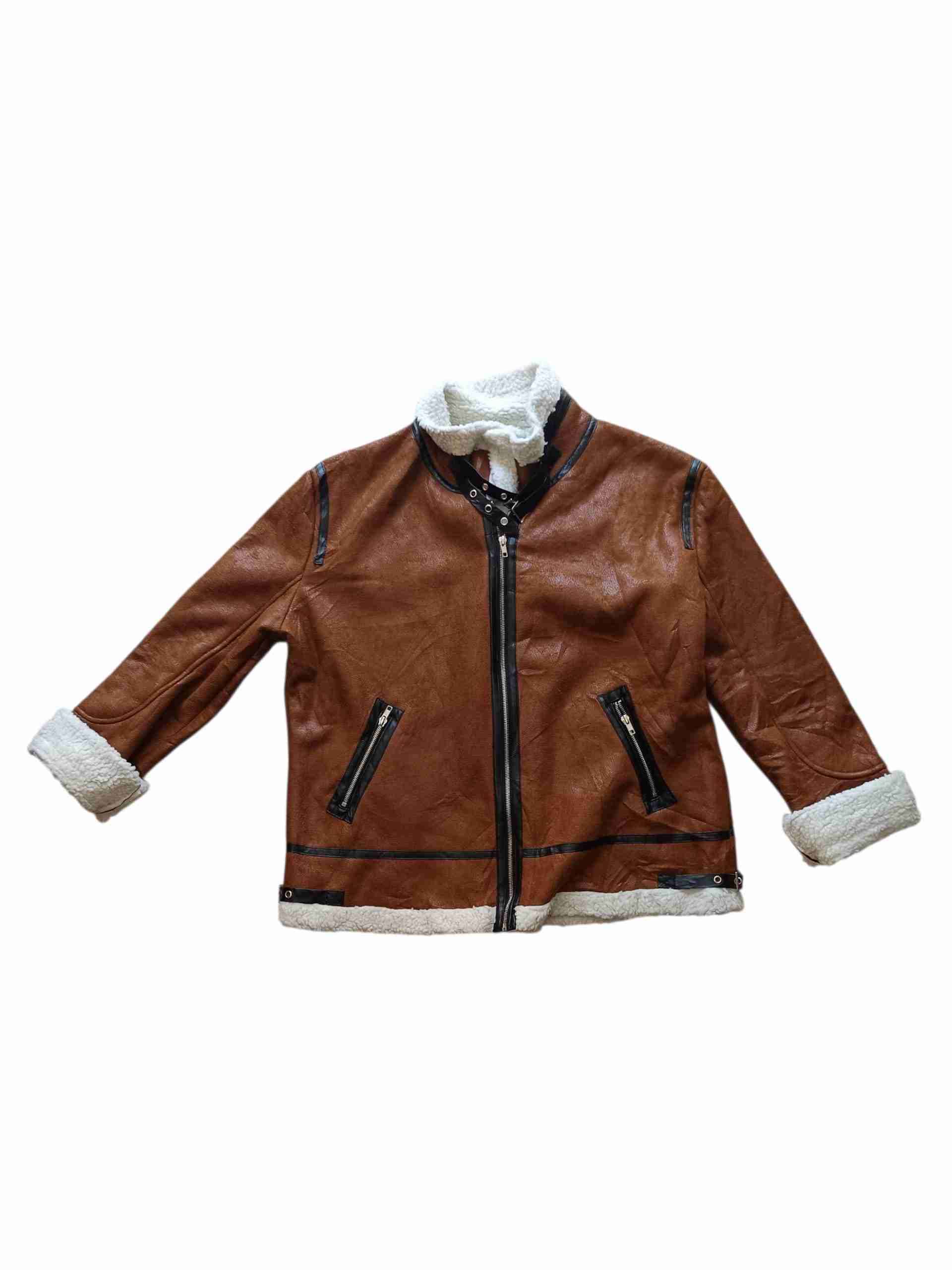 Chaqueta aviador marrón Dama - miniatura 6