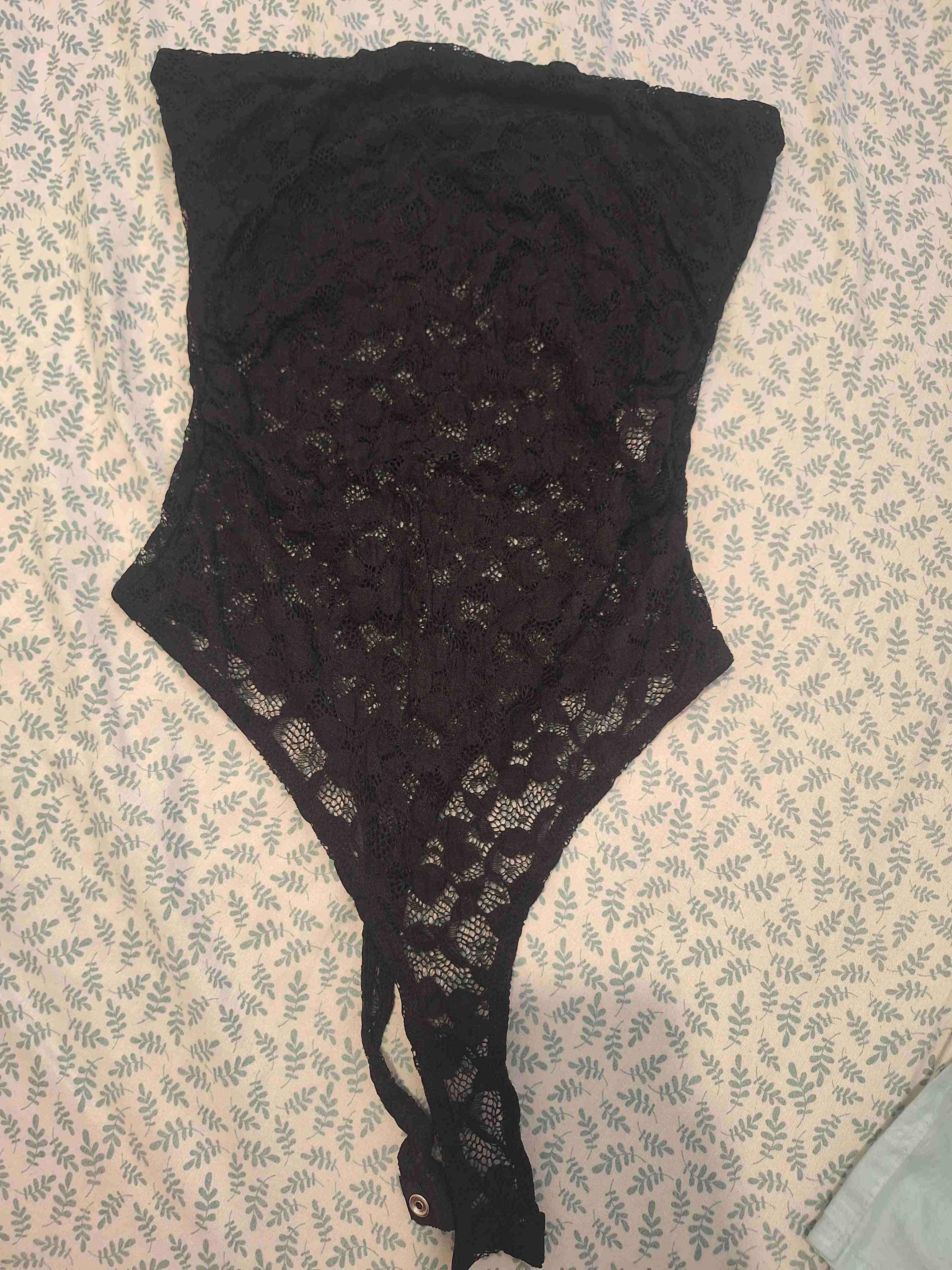 Body de encaje negro