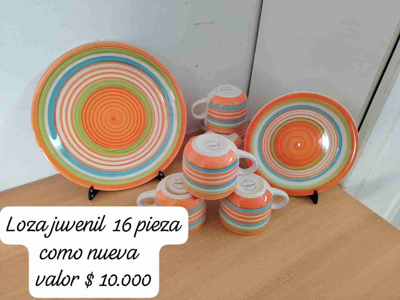 Juego de loza juvenil 16 piezas