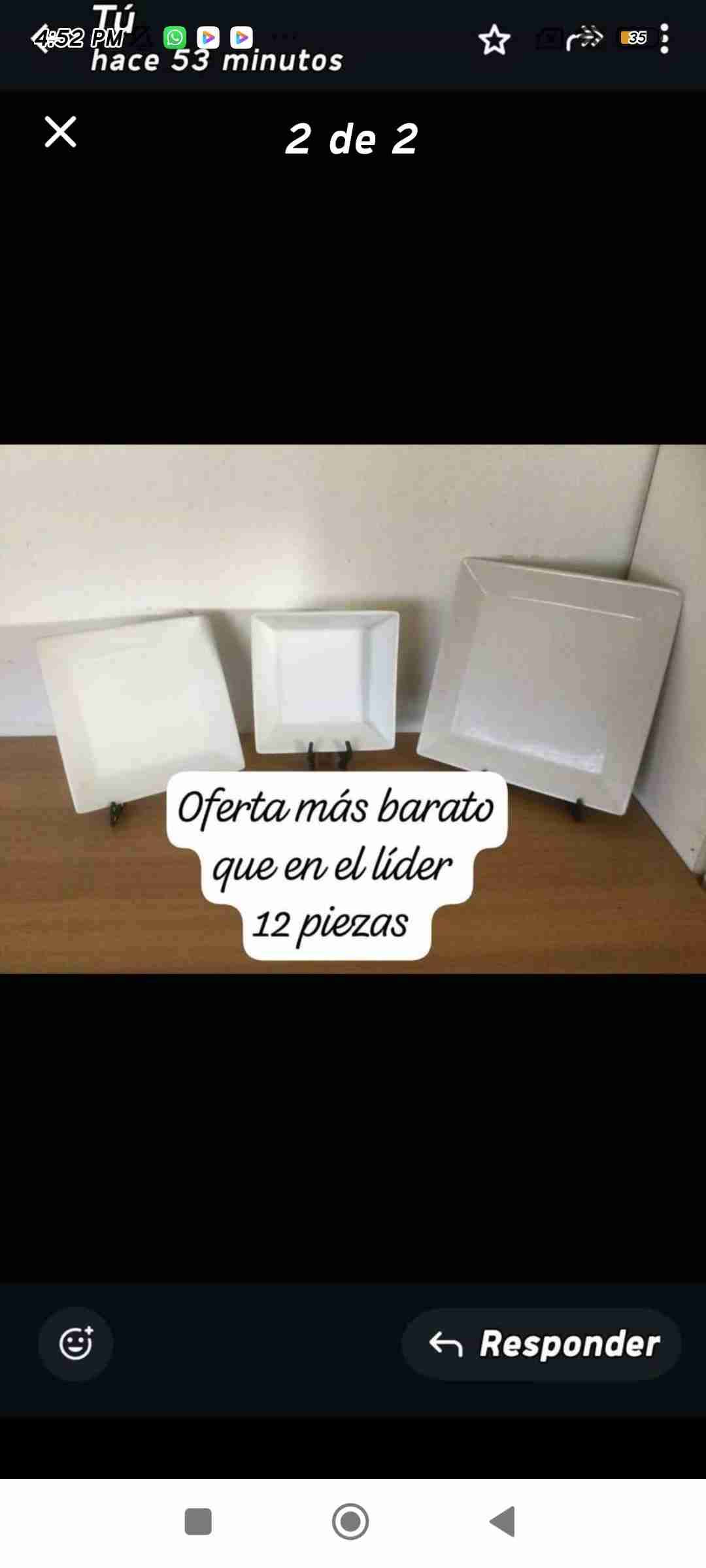 Juego completo de loza blanco - miniatura 2