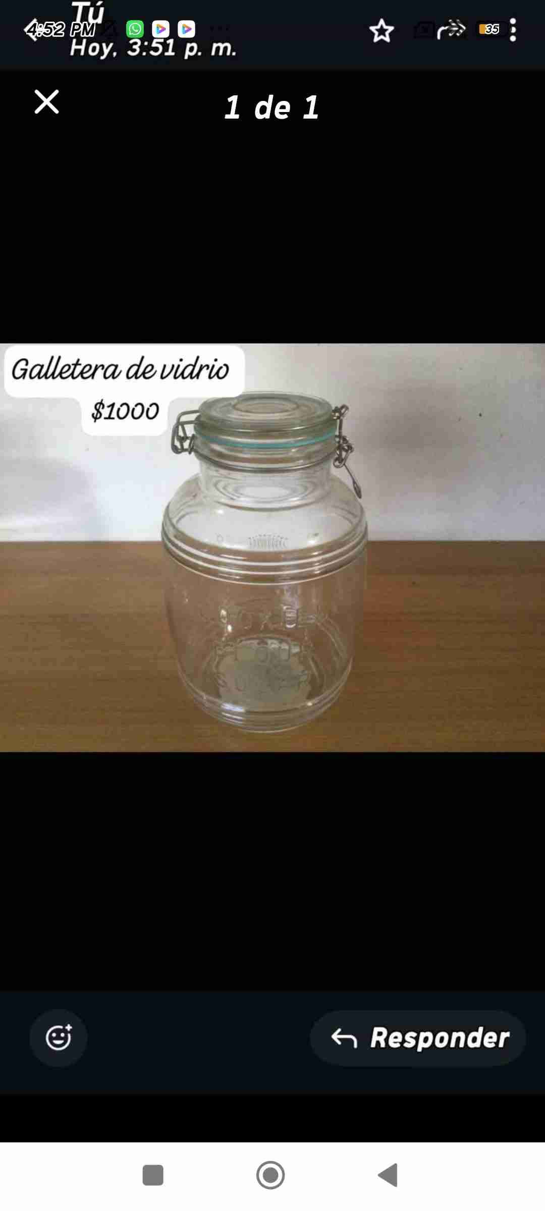 Botellas de vidrio con tapa de bambú - miniatura 2