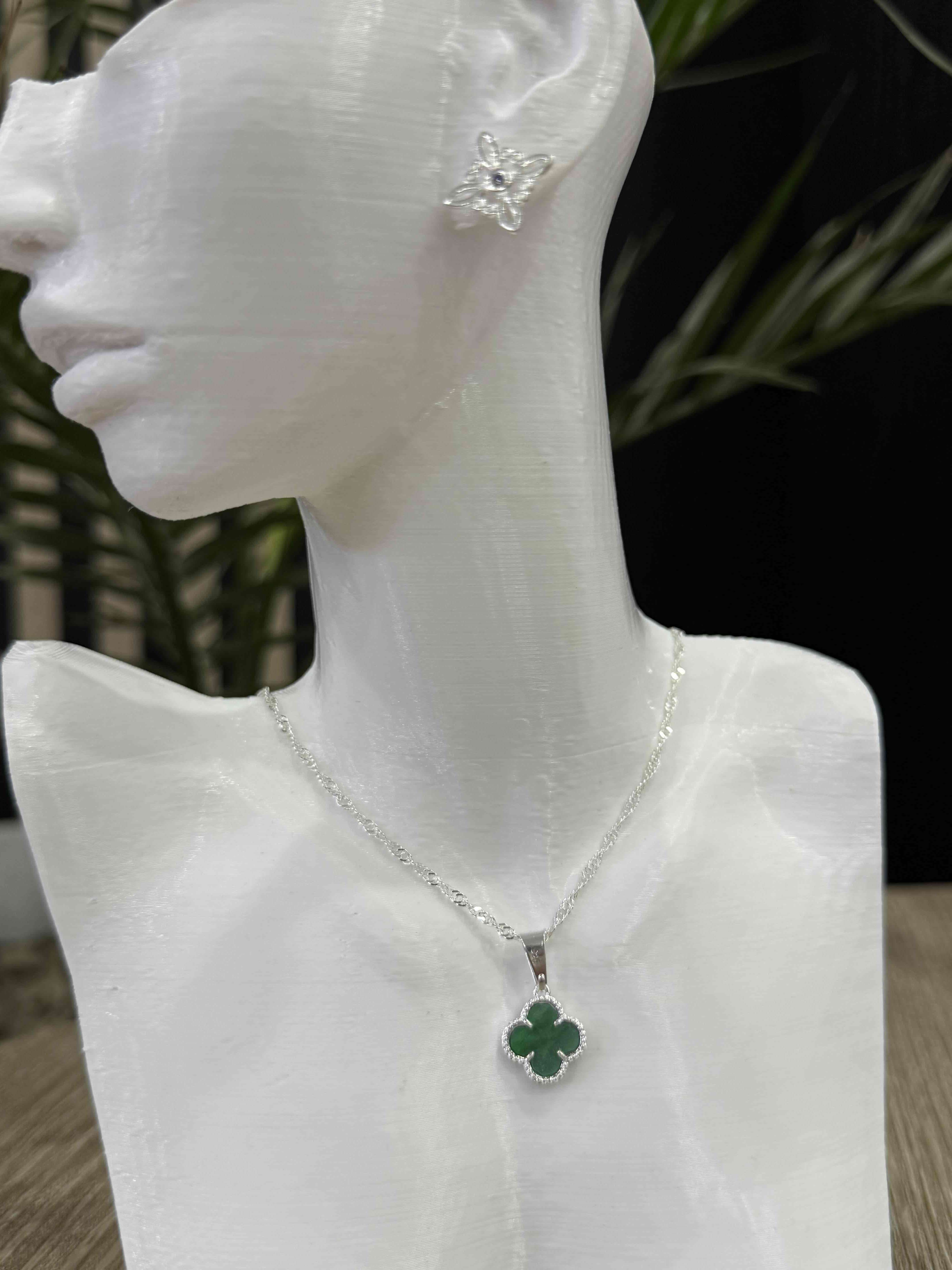 Collar trébol de cuatro hojas - miniatura 2