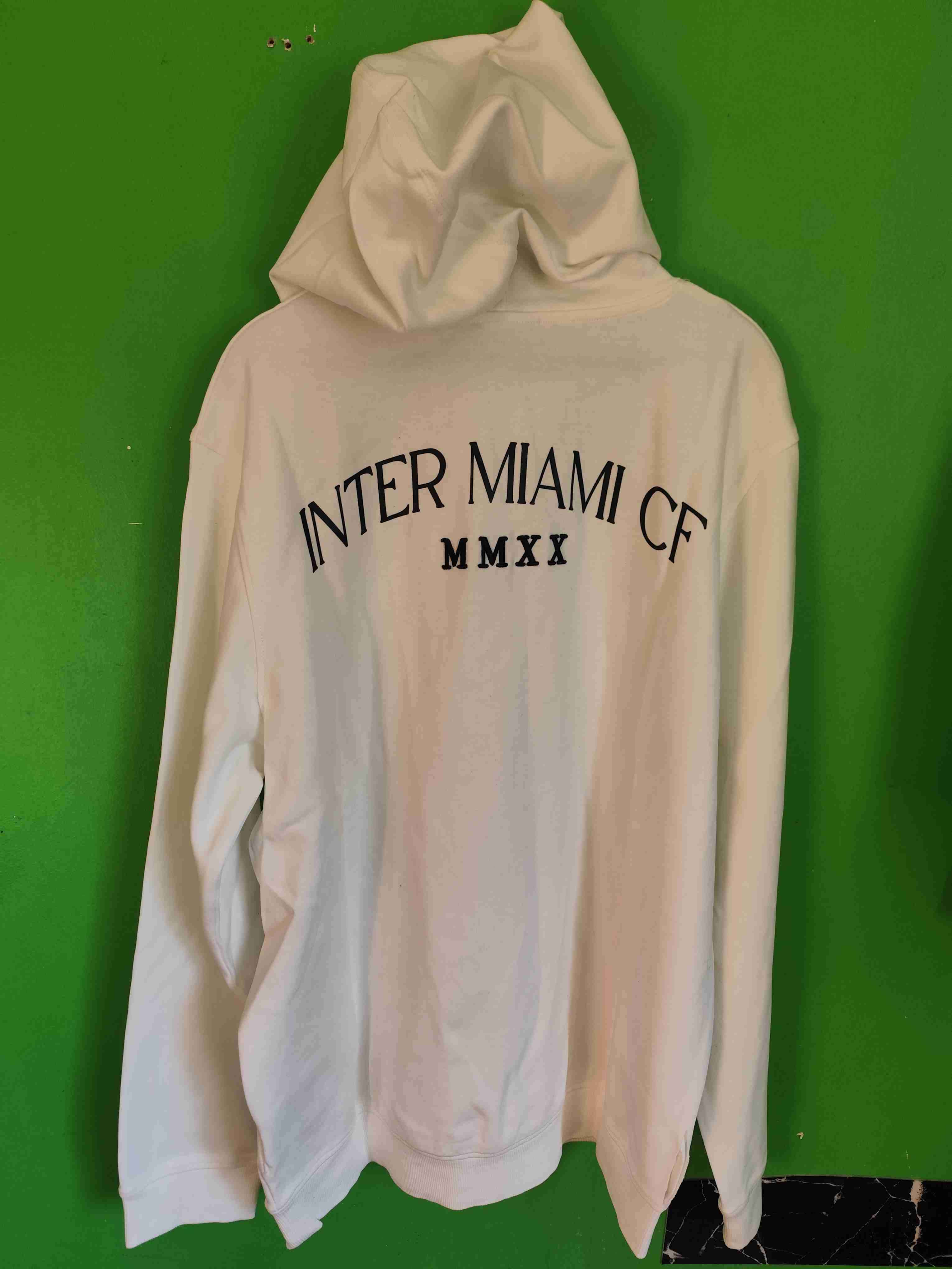 Polerón blanco con capucha Miami original - 2