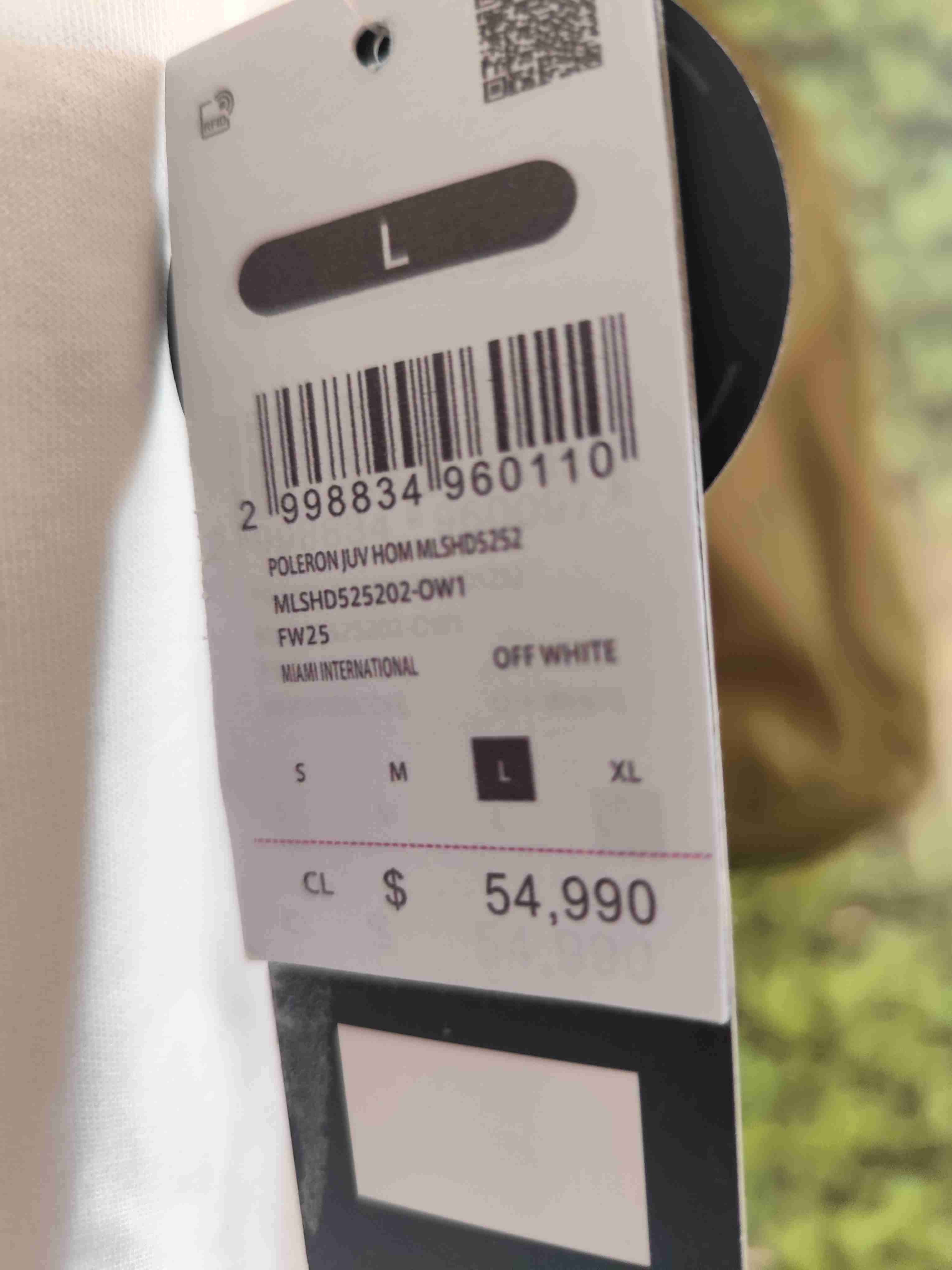 Polerón blanco con capucha Miami original - 3