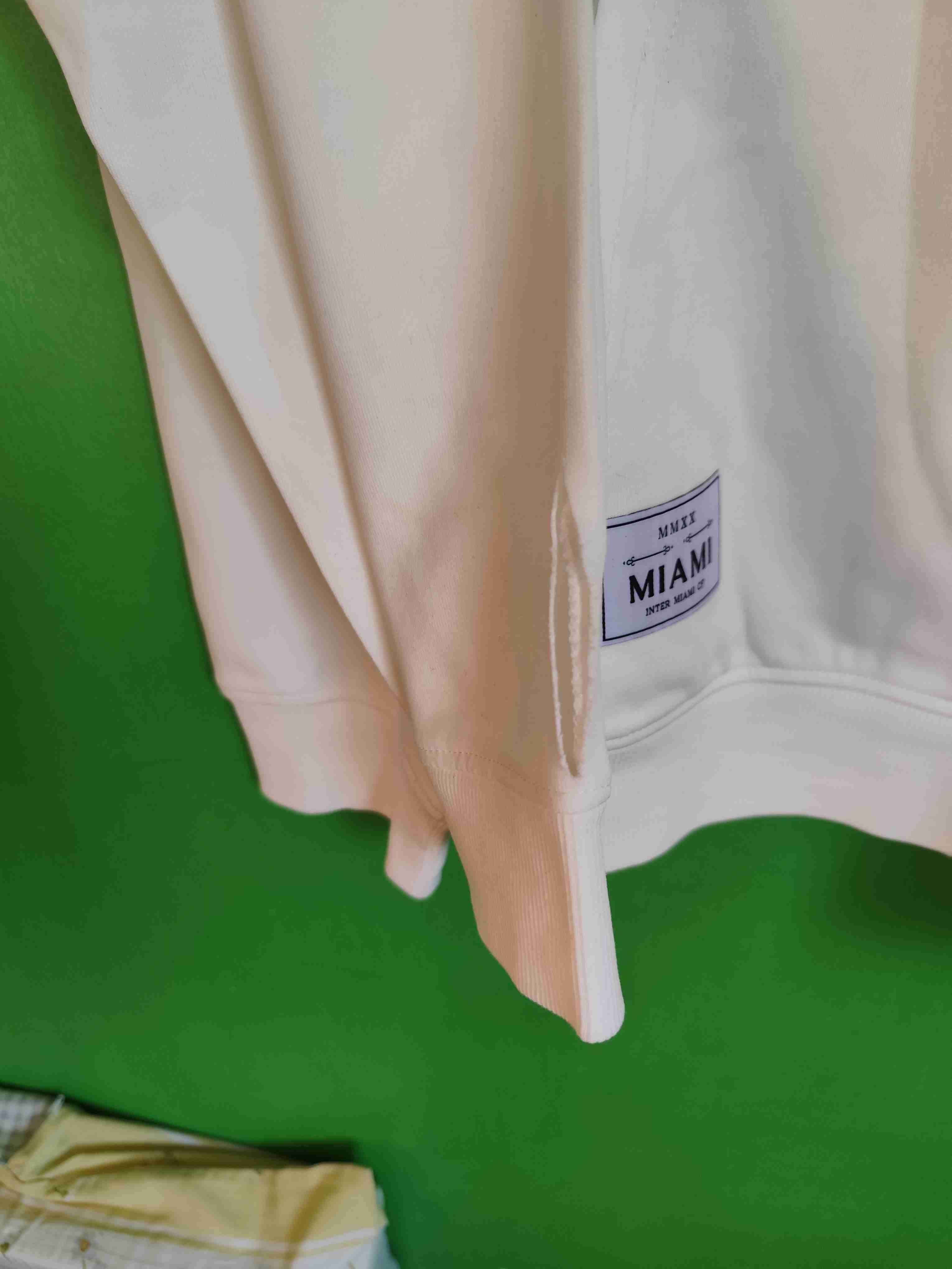 Polerón blanco con capucha Miami original - 4