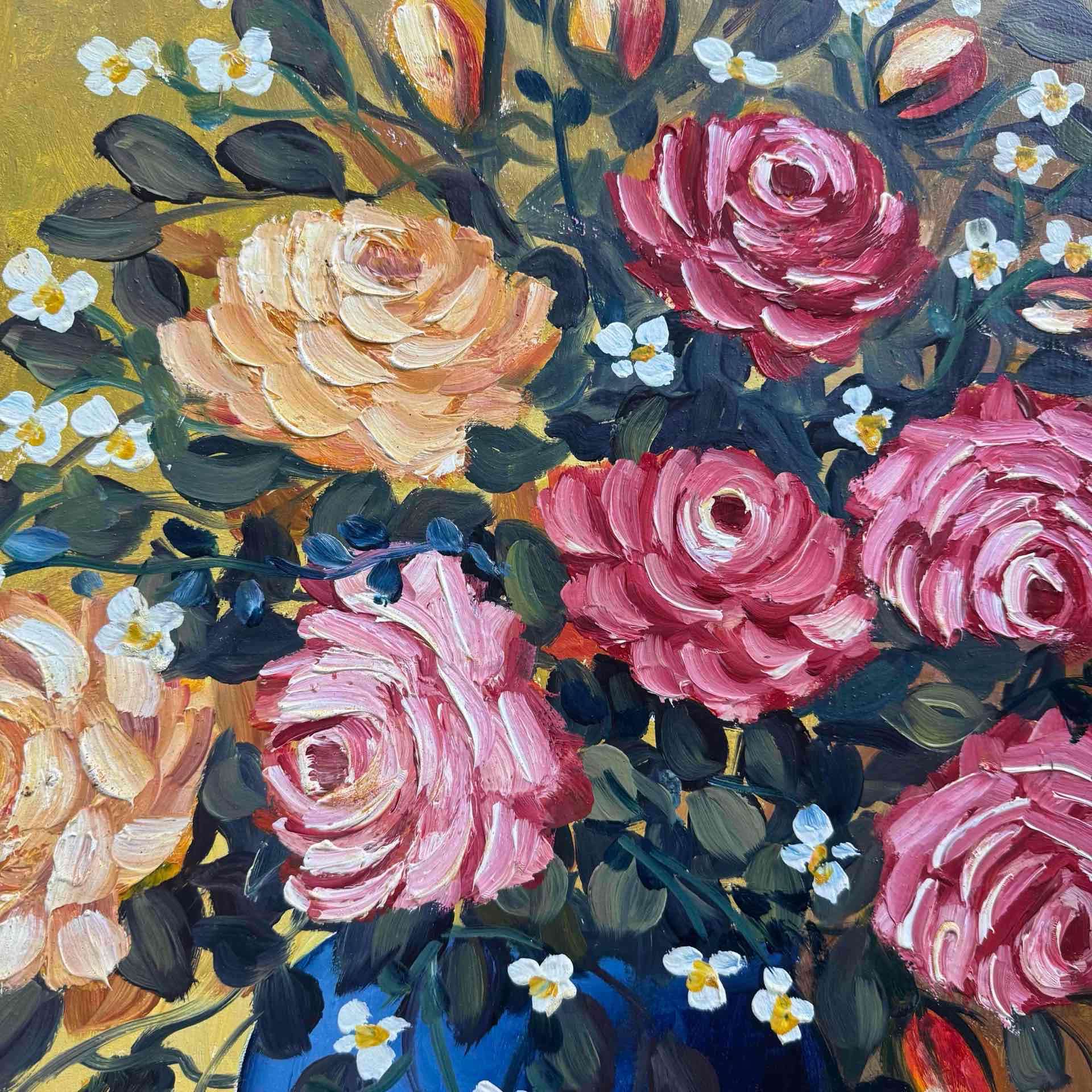 Cuadro floral enmarcado - miniatura 2