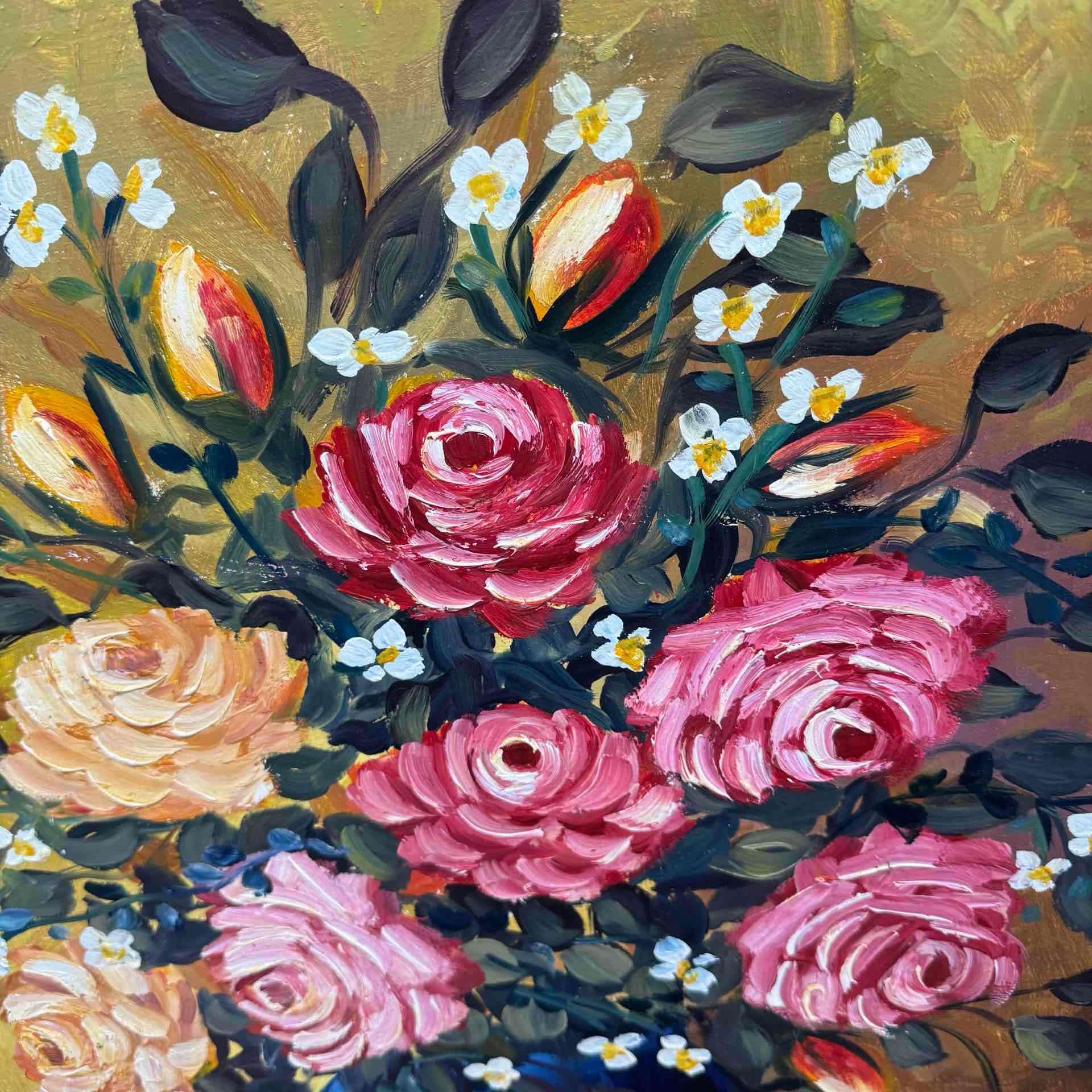 Cuadro floral enmarcado - miniatura 3