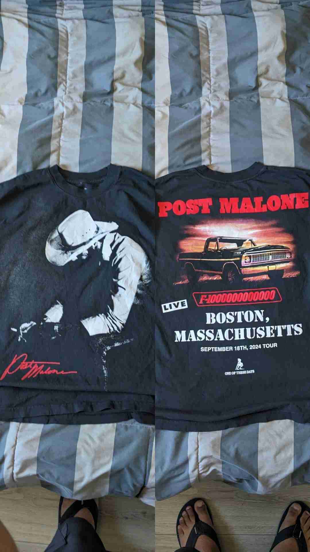 Polera  Post Malone Rara