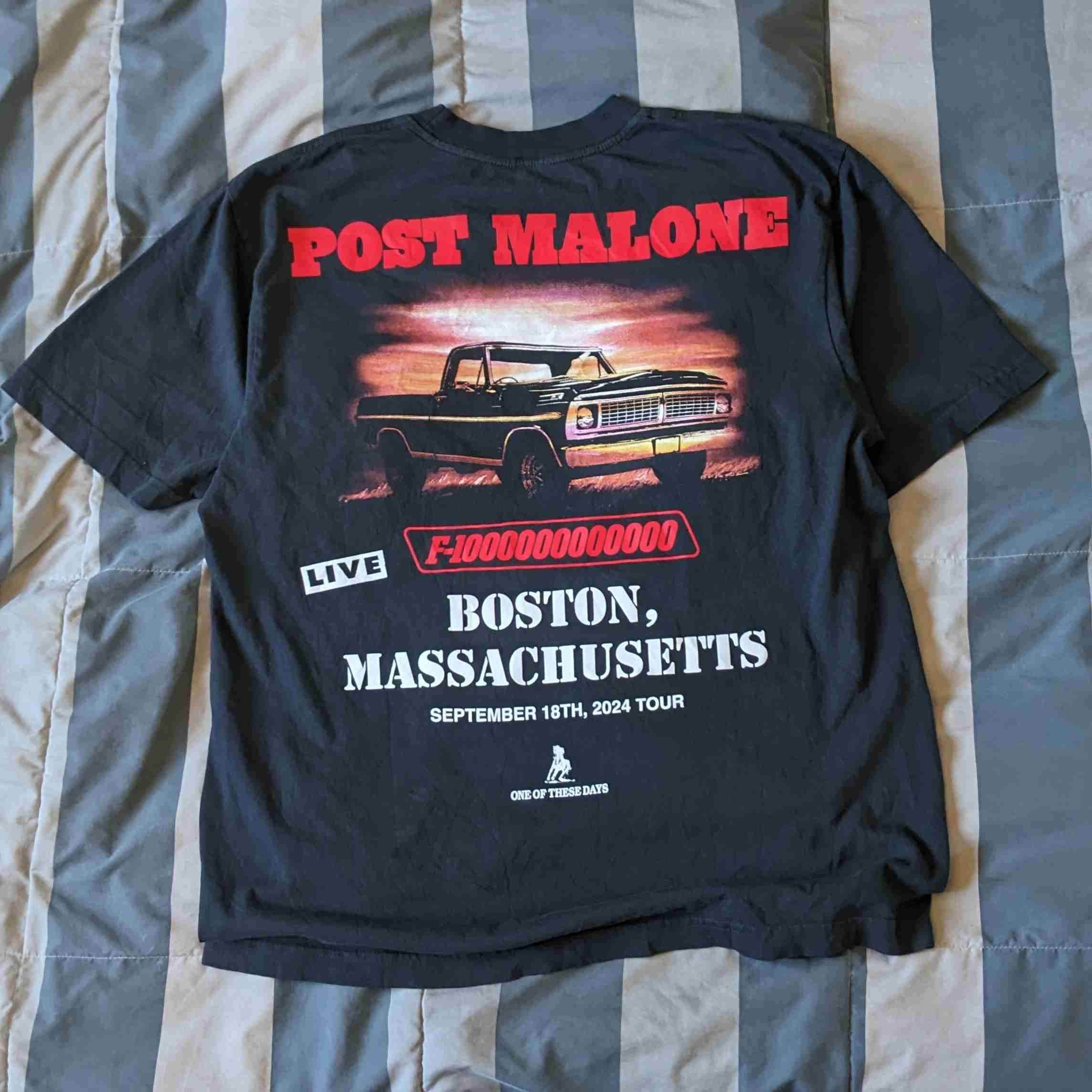 Polera  Post Malone Rara - miniatura 3