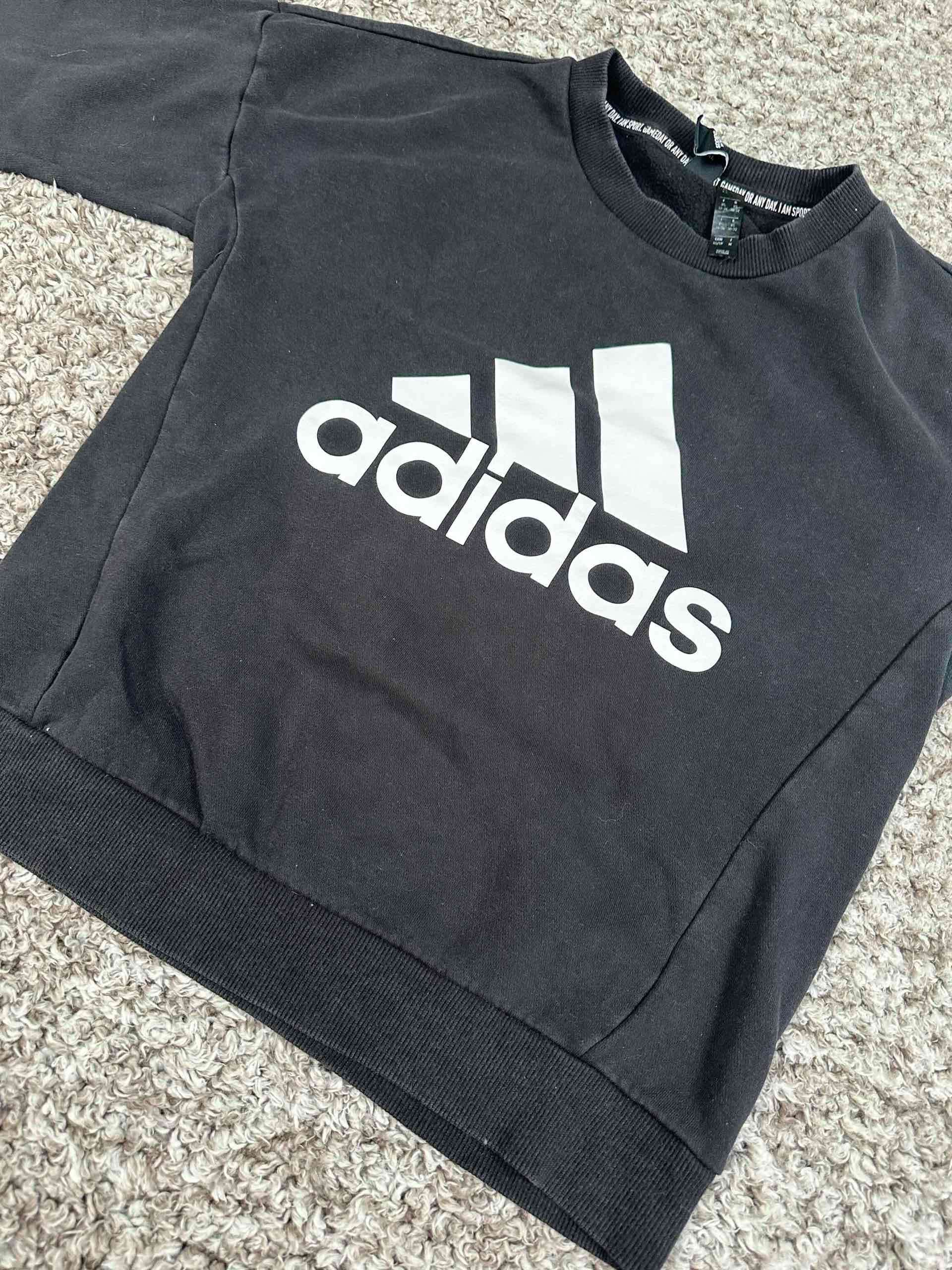 Polerón negro Adidas original unisex talla xs