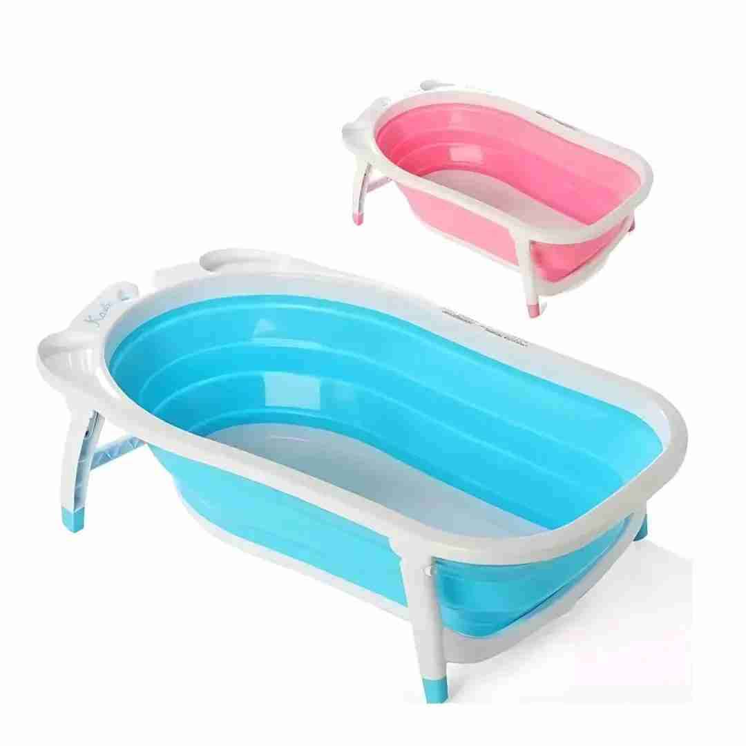 Tina plegable para bebé azul