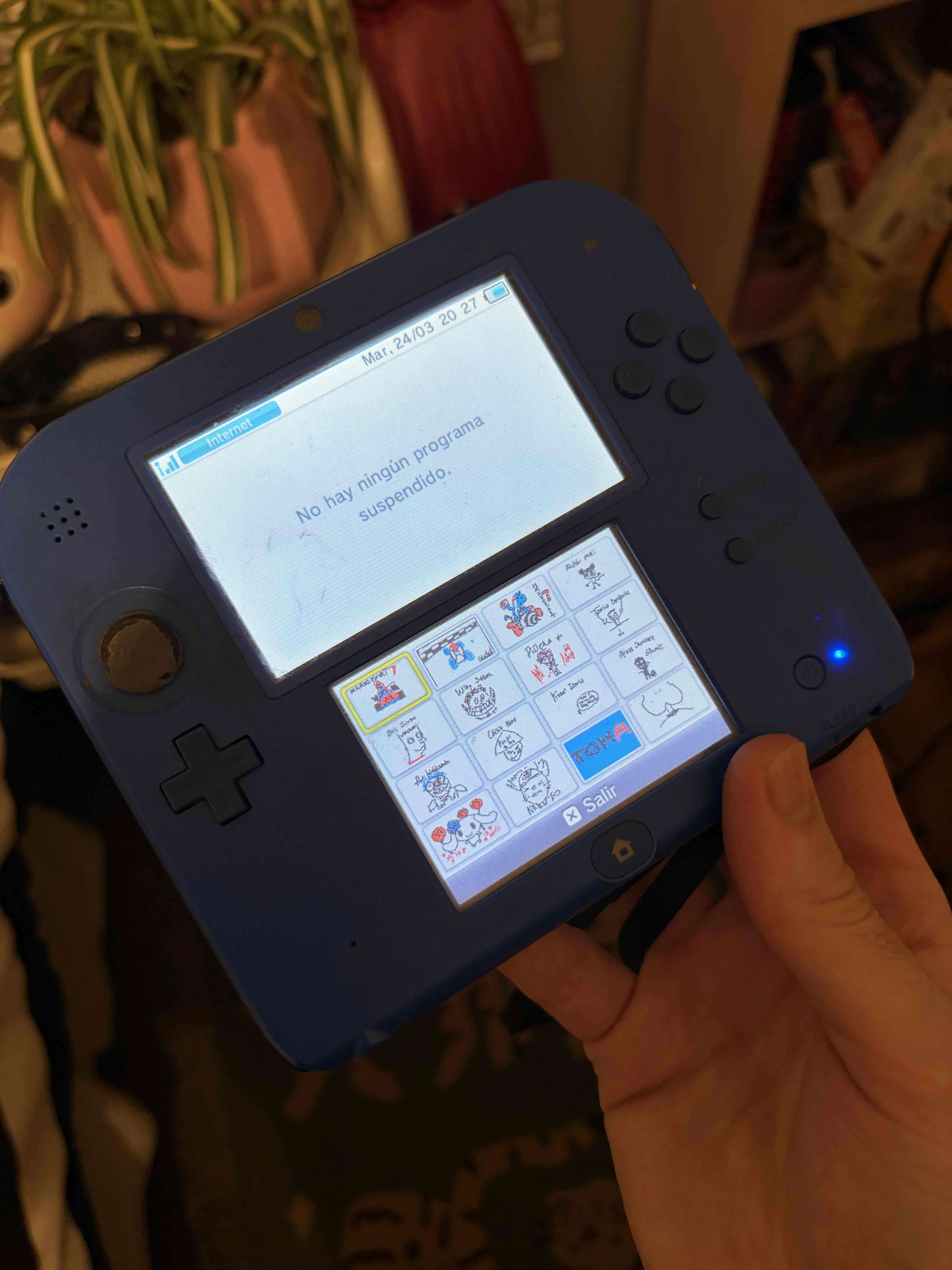 Nintendo 2ds con Mario kart 7 integrado + 3 - miniatura 3