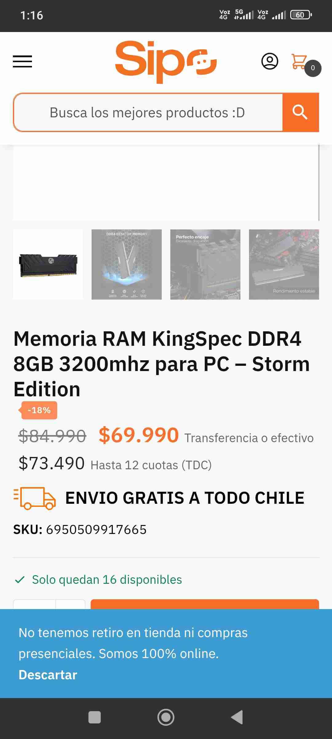 Memoria RAM DDR4 PC - miniatura 3