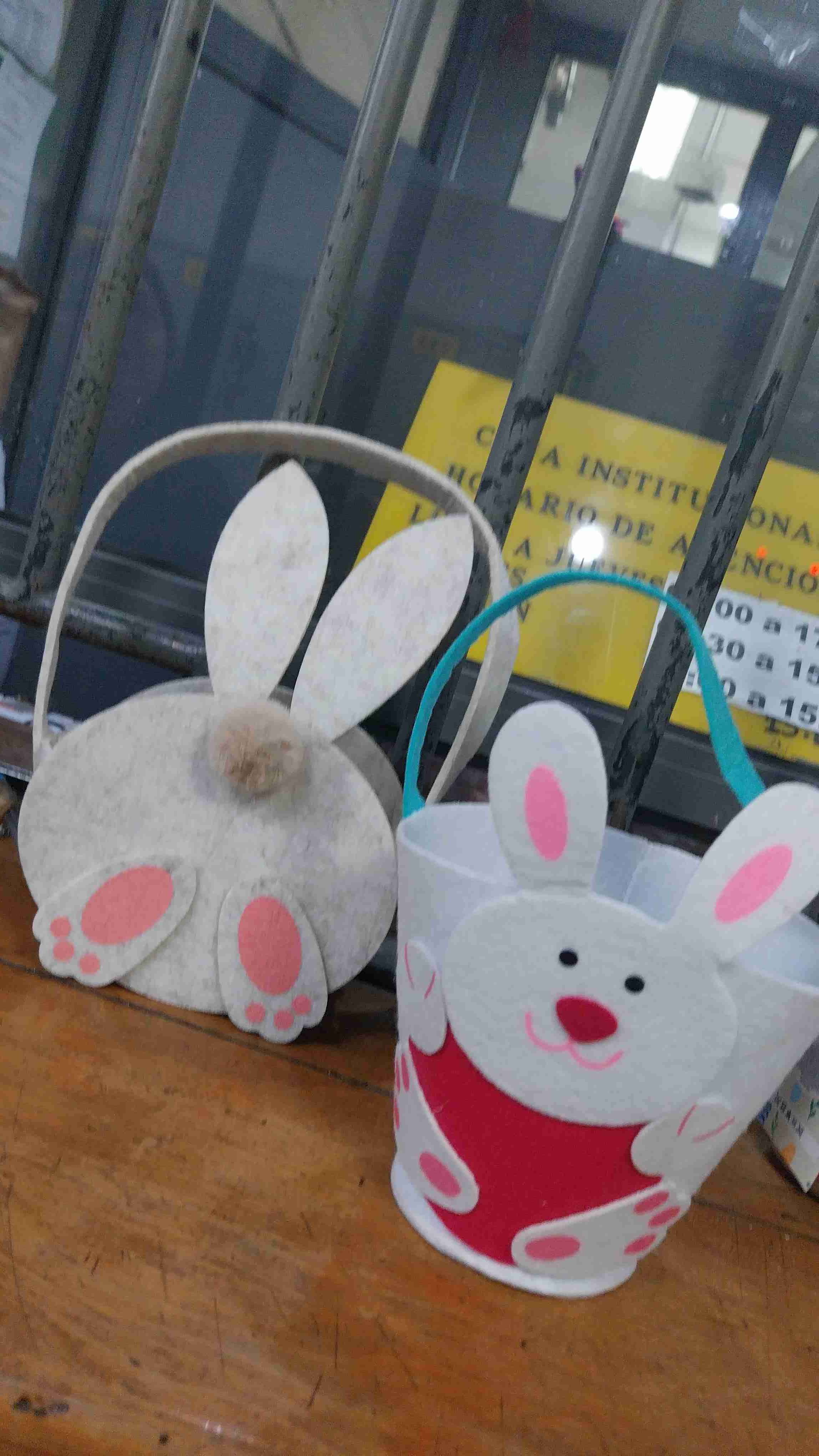 Canastas de Pascua conejito