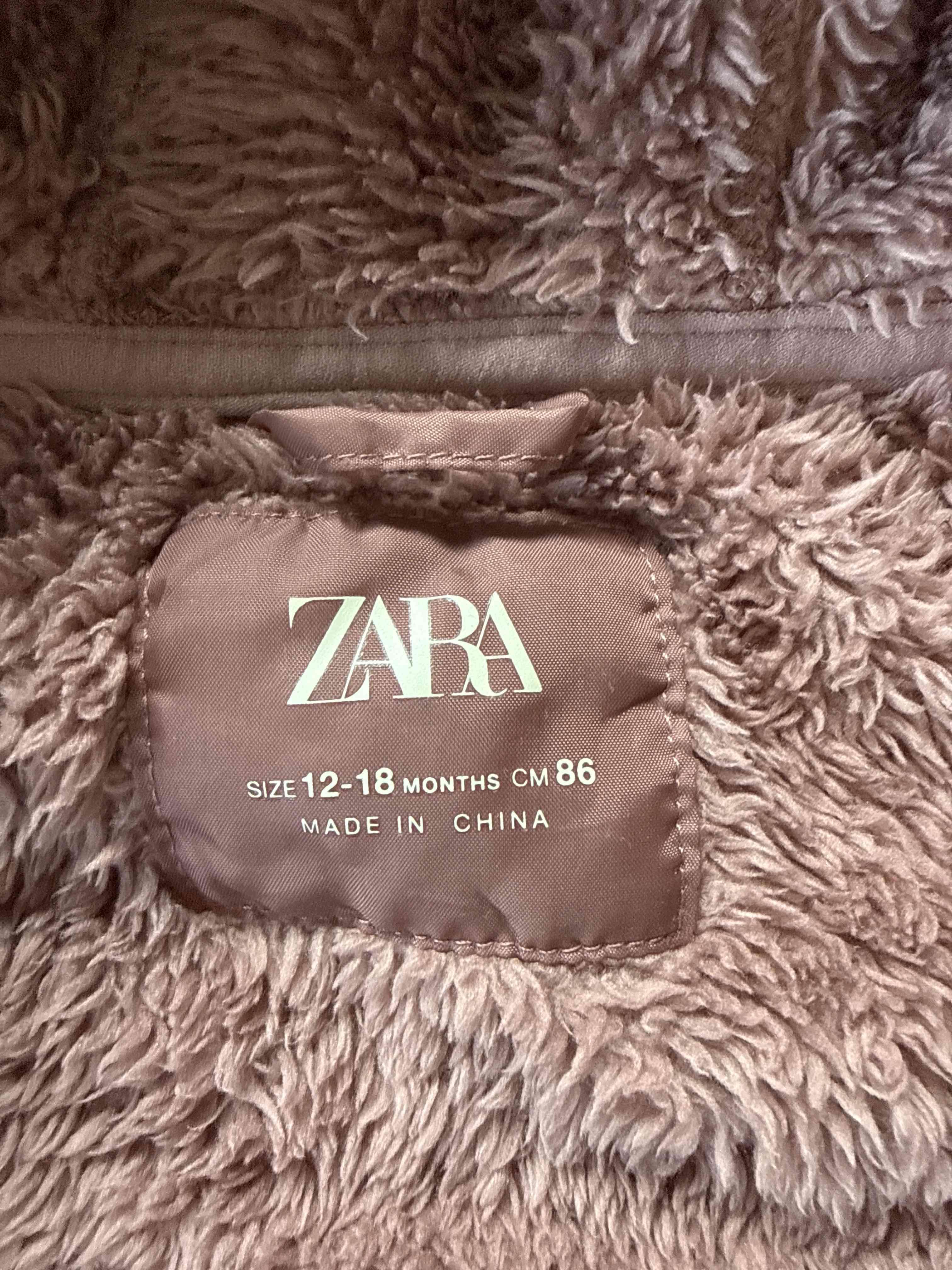 Poleron peludo rosa para niña - miniatura 2