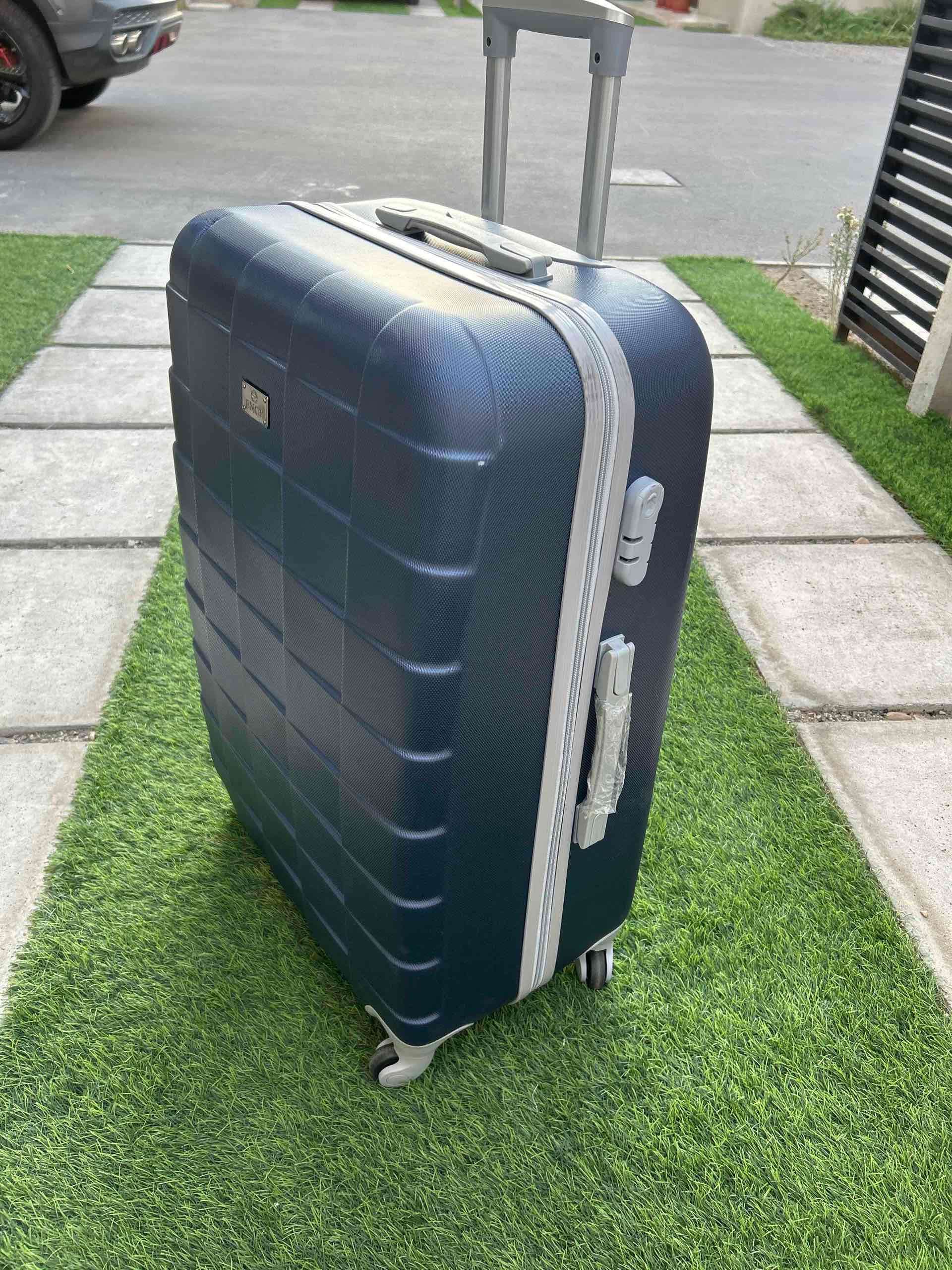 Maleta rígida azul grande - miniatura 2