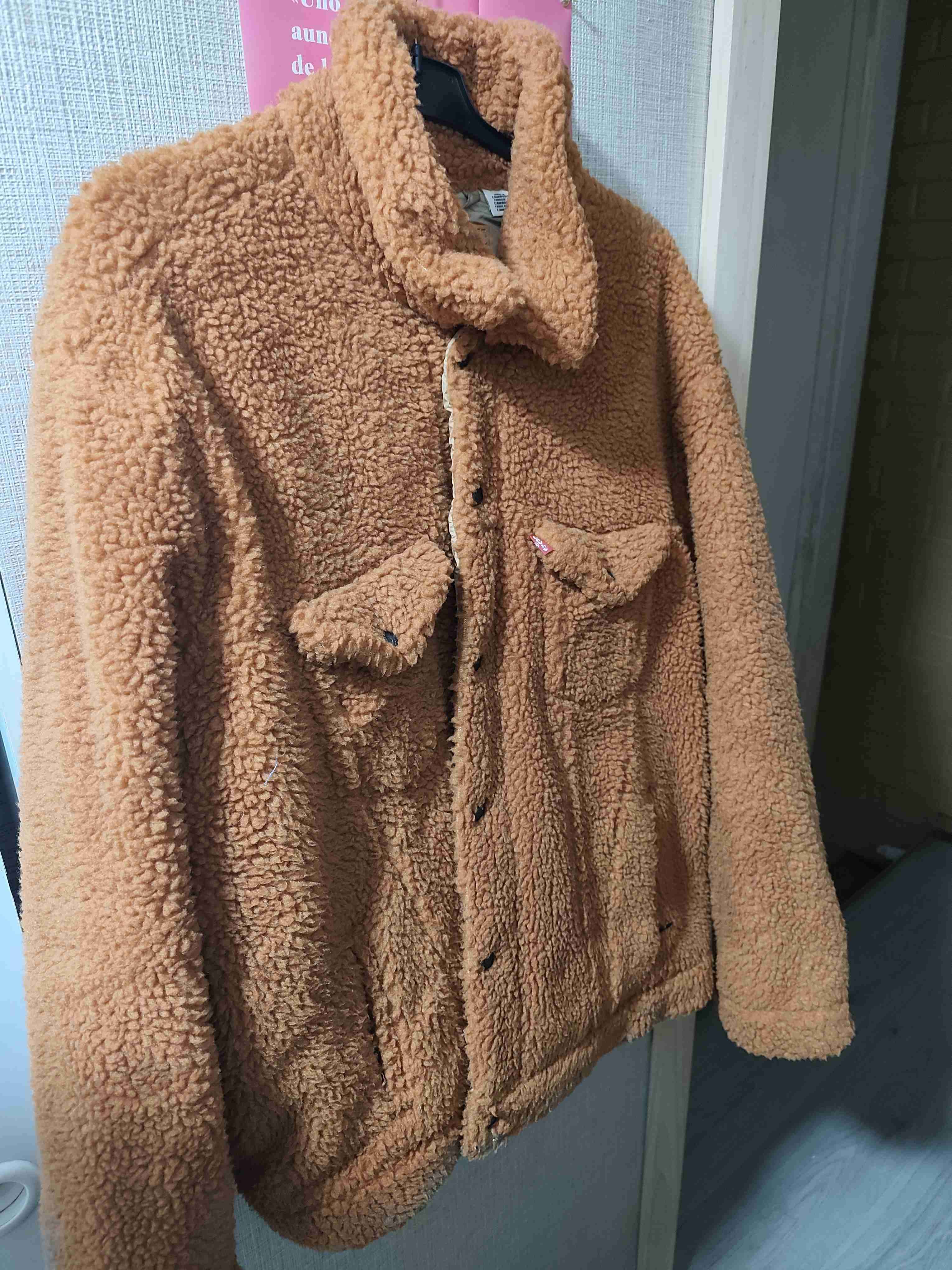 Chaqueta sherpa Levis color camel - miniatura 3