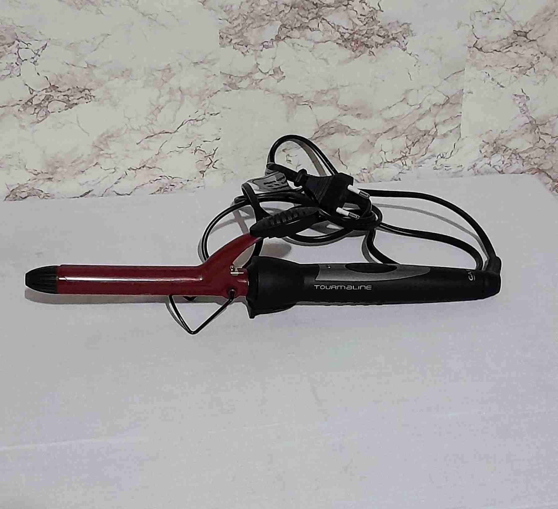 Rizador de cabello tourmalina rojo - miniatura 3