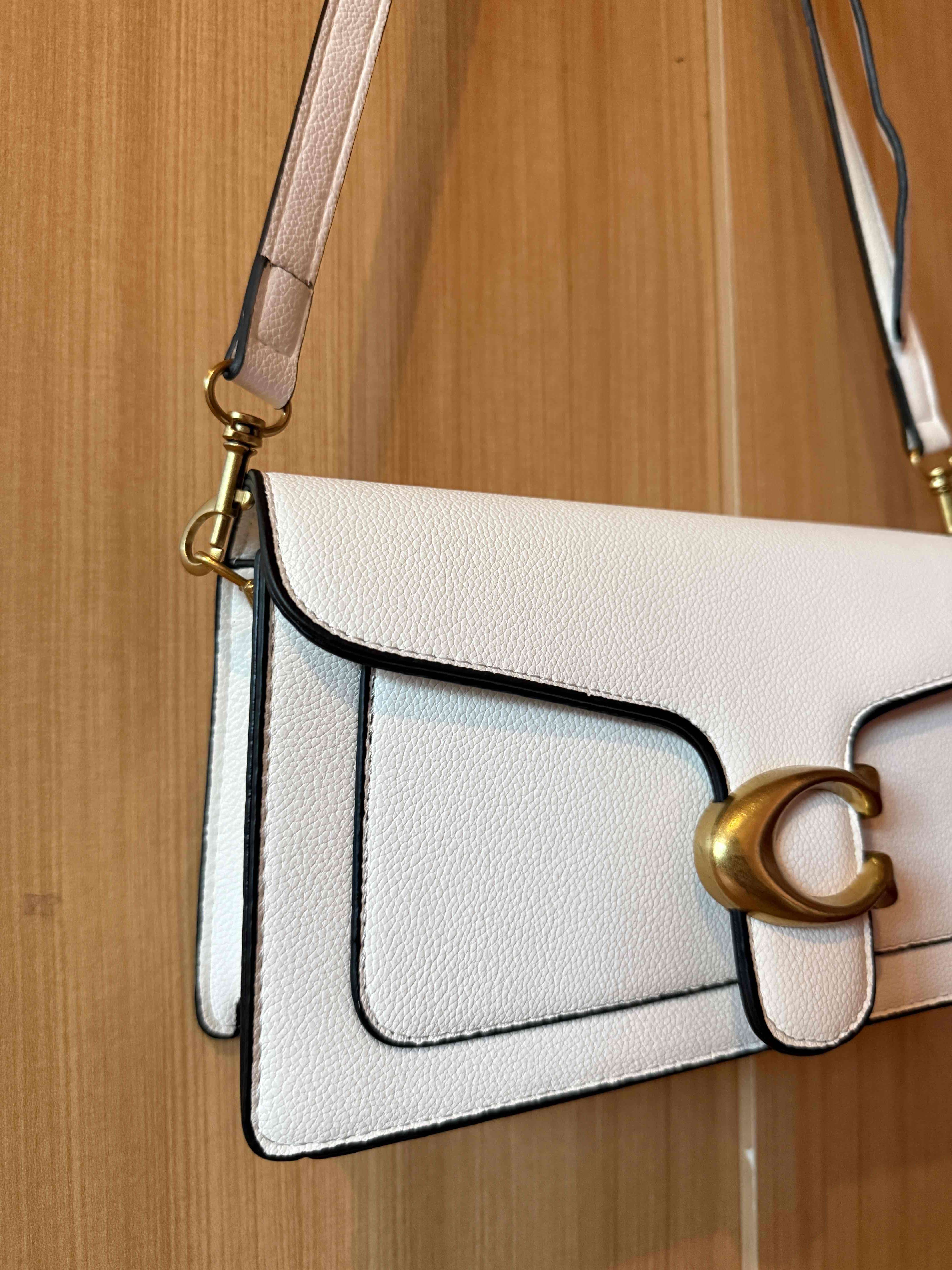 Cartera blanca estilo COACH - miniatura 2